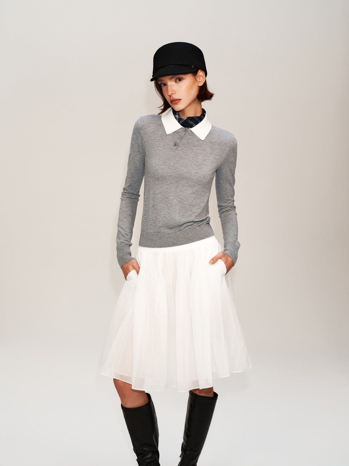 Knit Polo Shirt