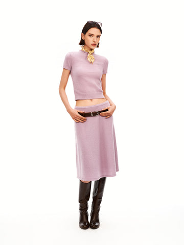 Textured Wool-blend Set