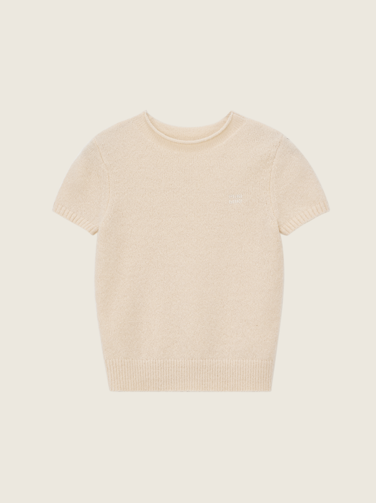 Textured Wool-blend Top