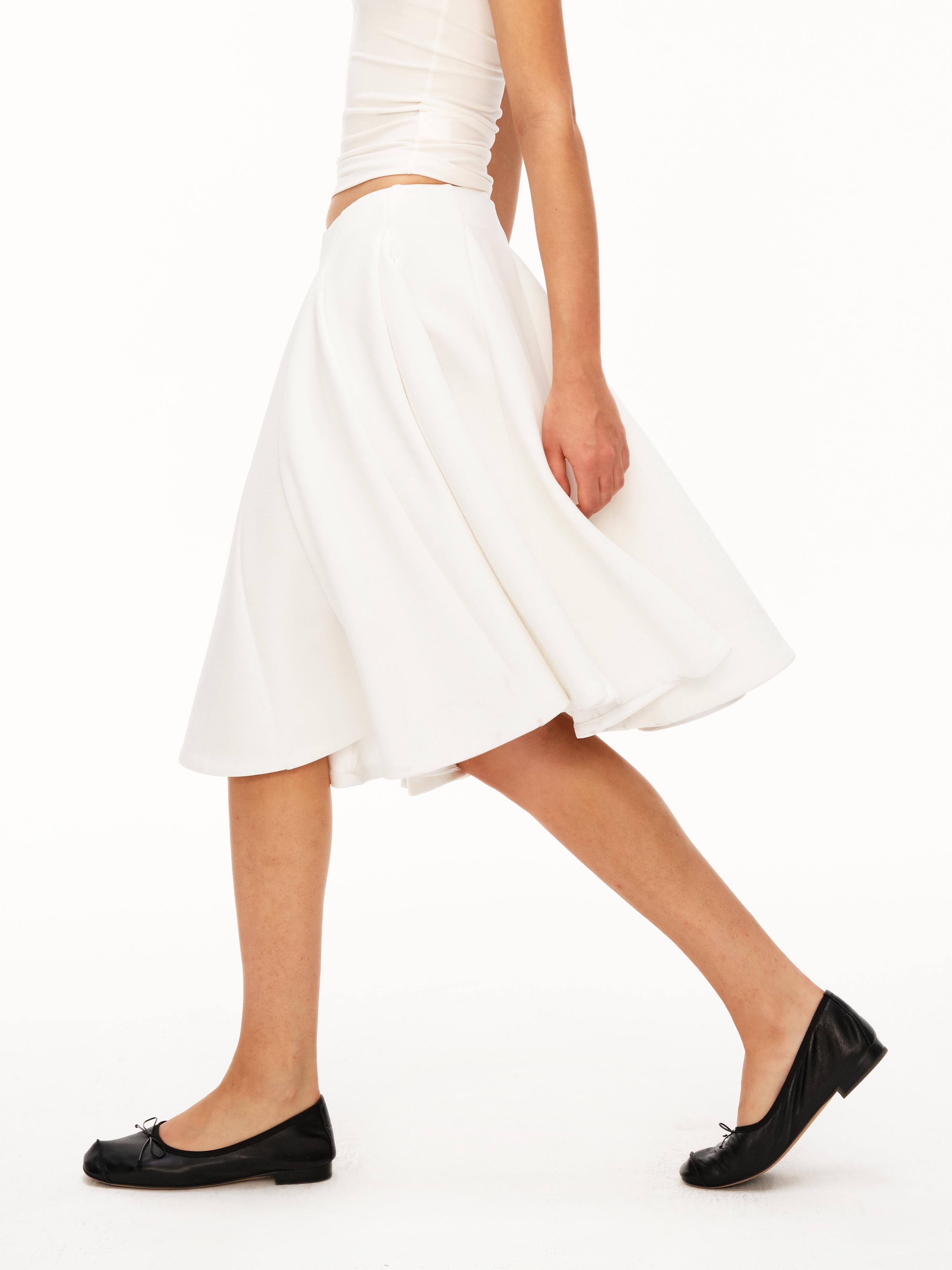 Fluid A-Line Midi Skirt