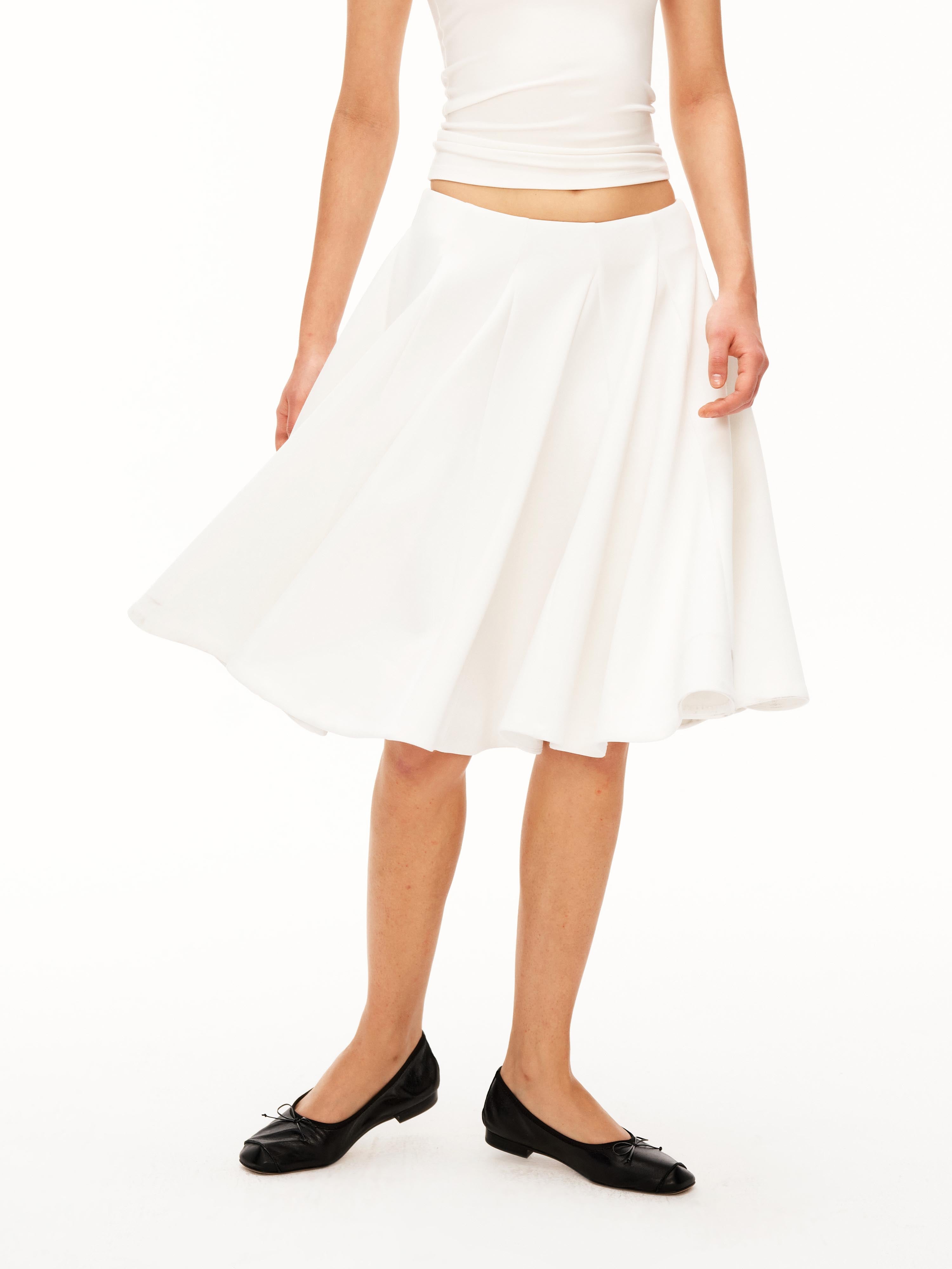Fluid A-Line Midi Skirt