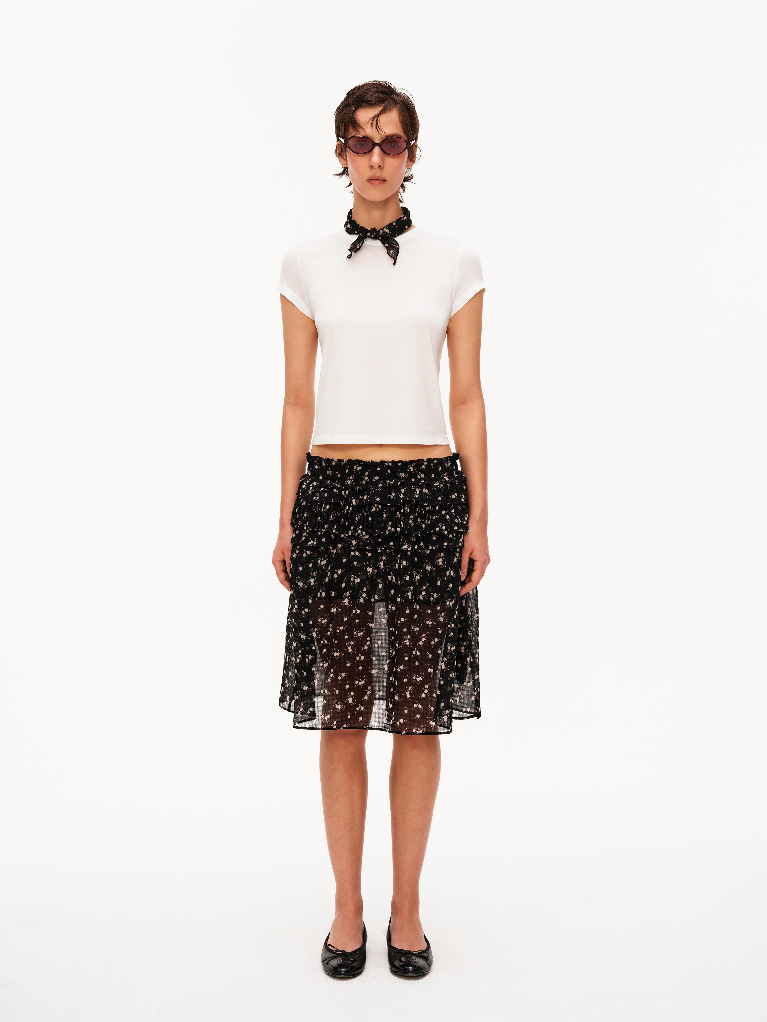 Convertible Ruffle Bandeau Skirt