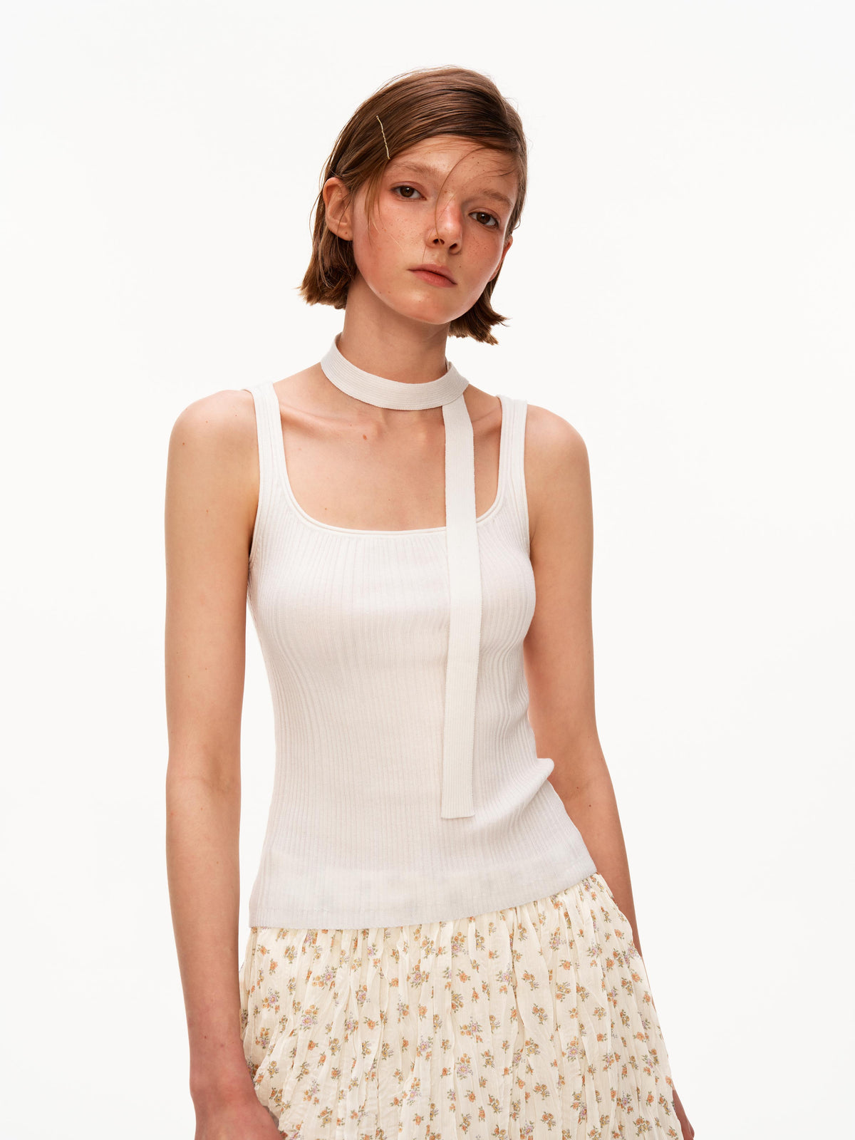 Sculpted Ribbed Tank