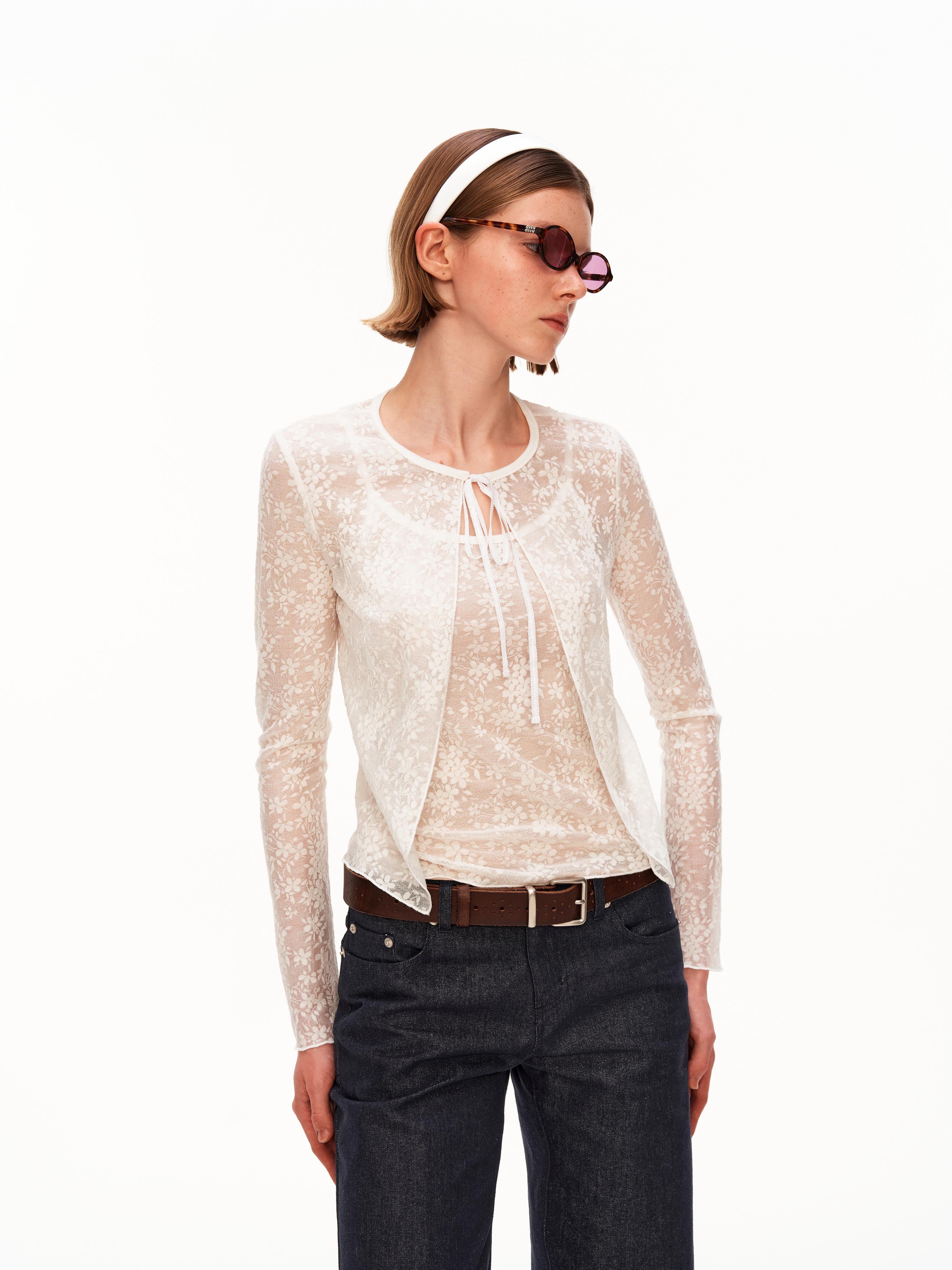 Jacquard Vest Cardigan
