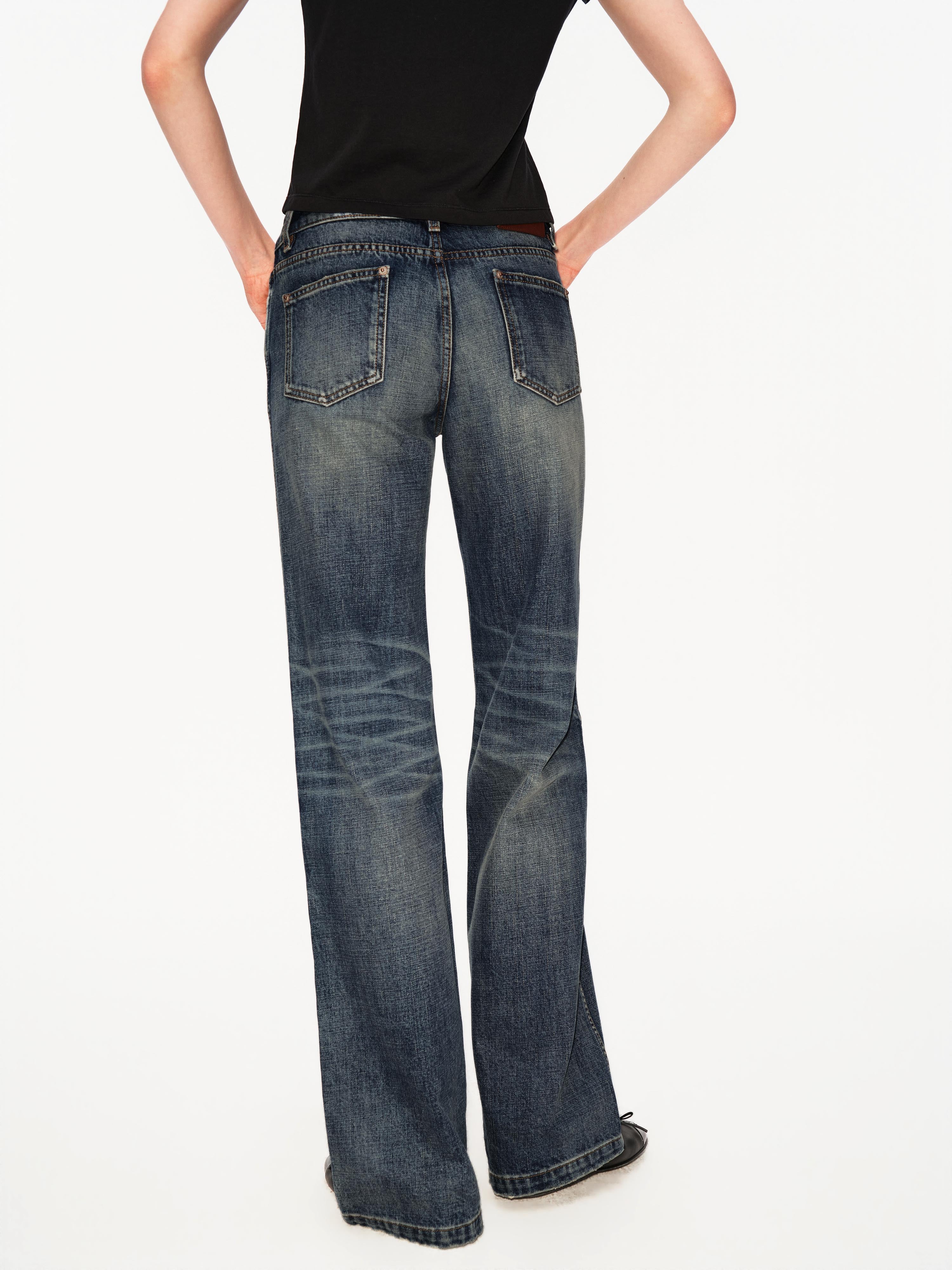 Low Rise Vintage Straight Leg Jeans