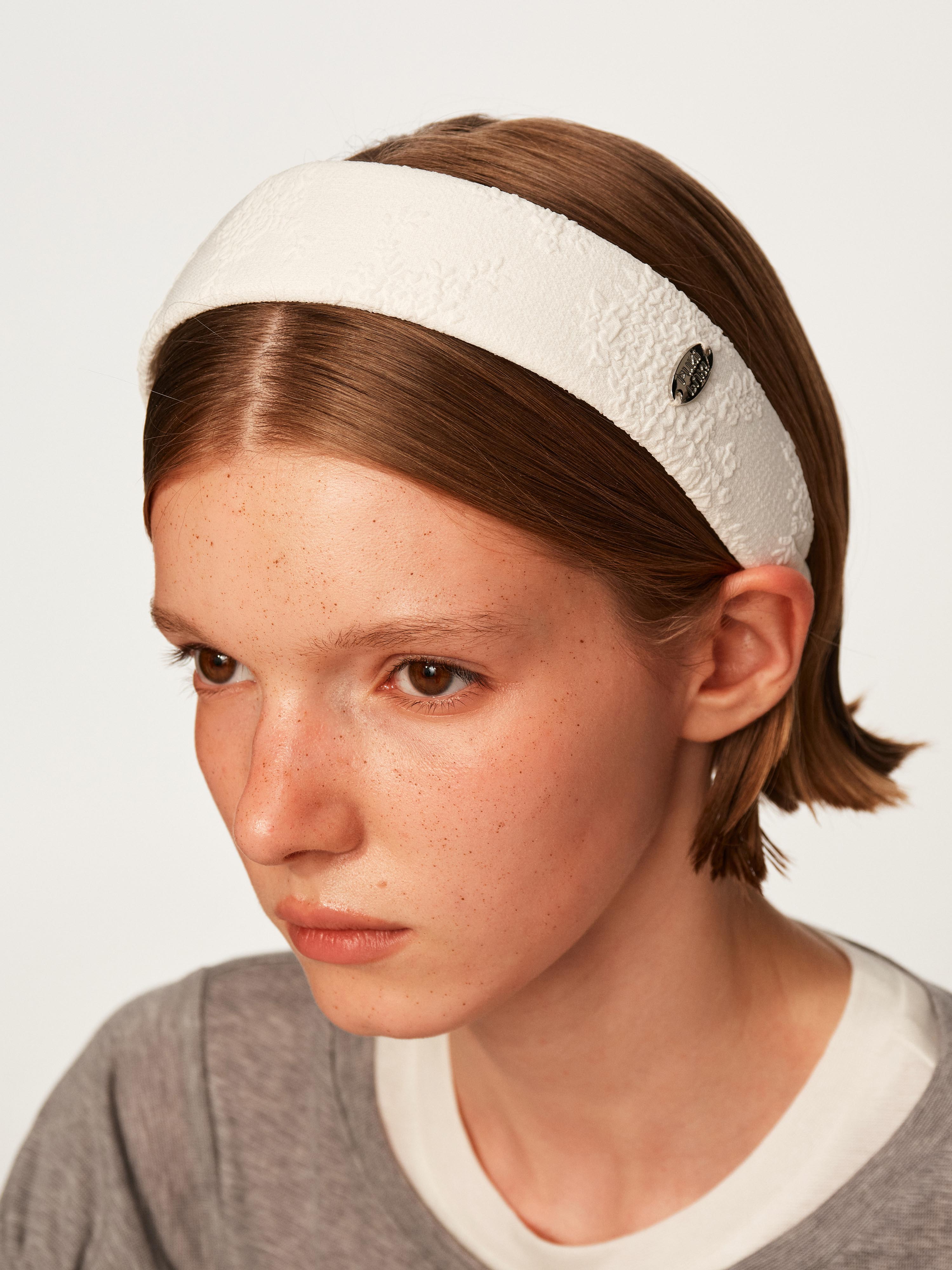 Wide Jacquard Headband