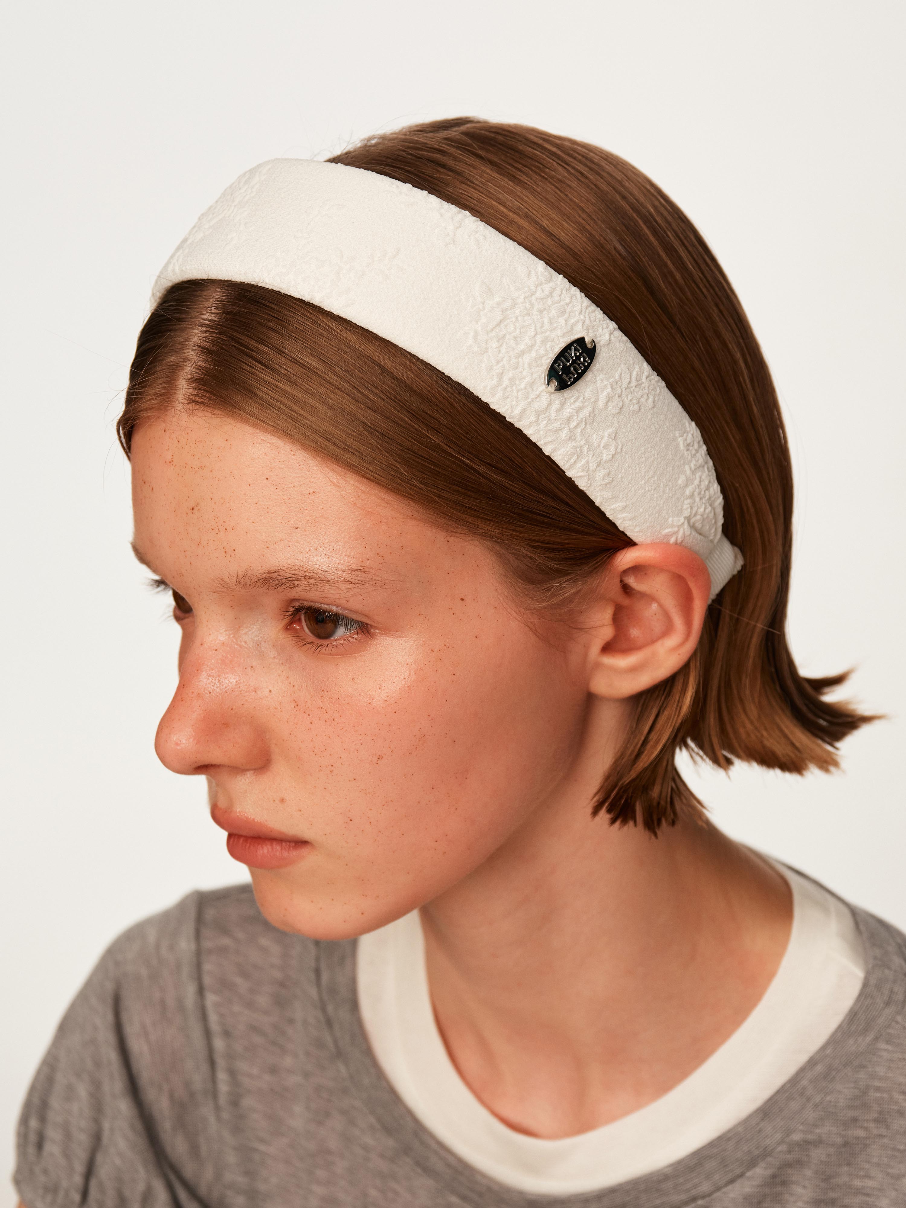 Wide Jacquard Headband