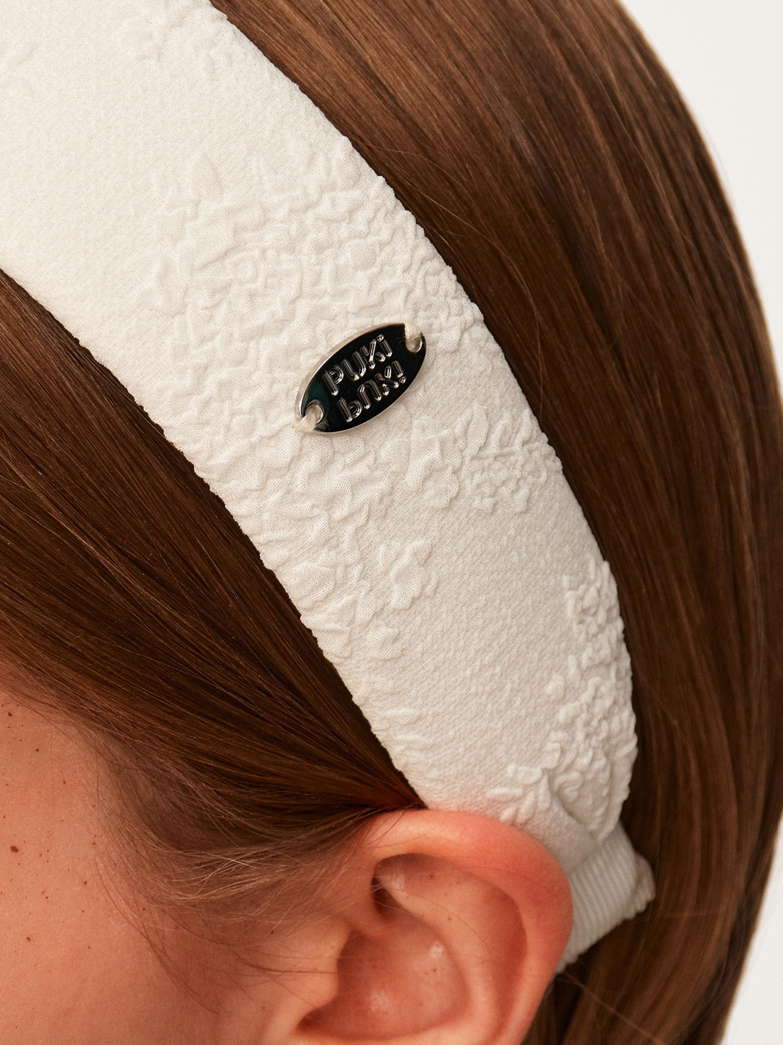 Wide Jacquard Headband