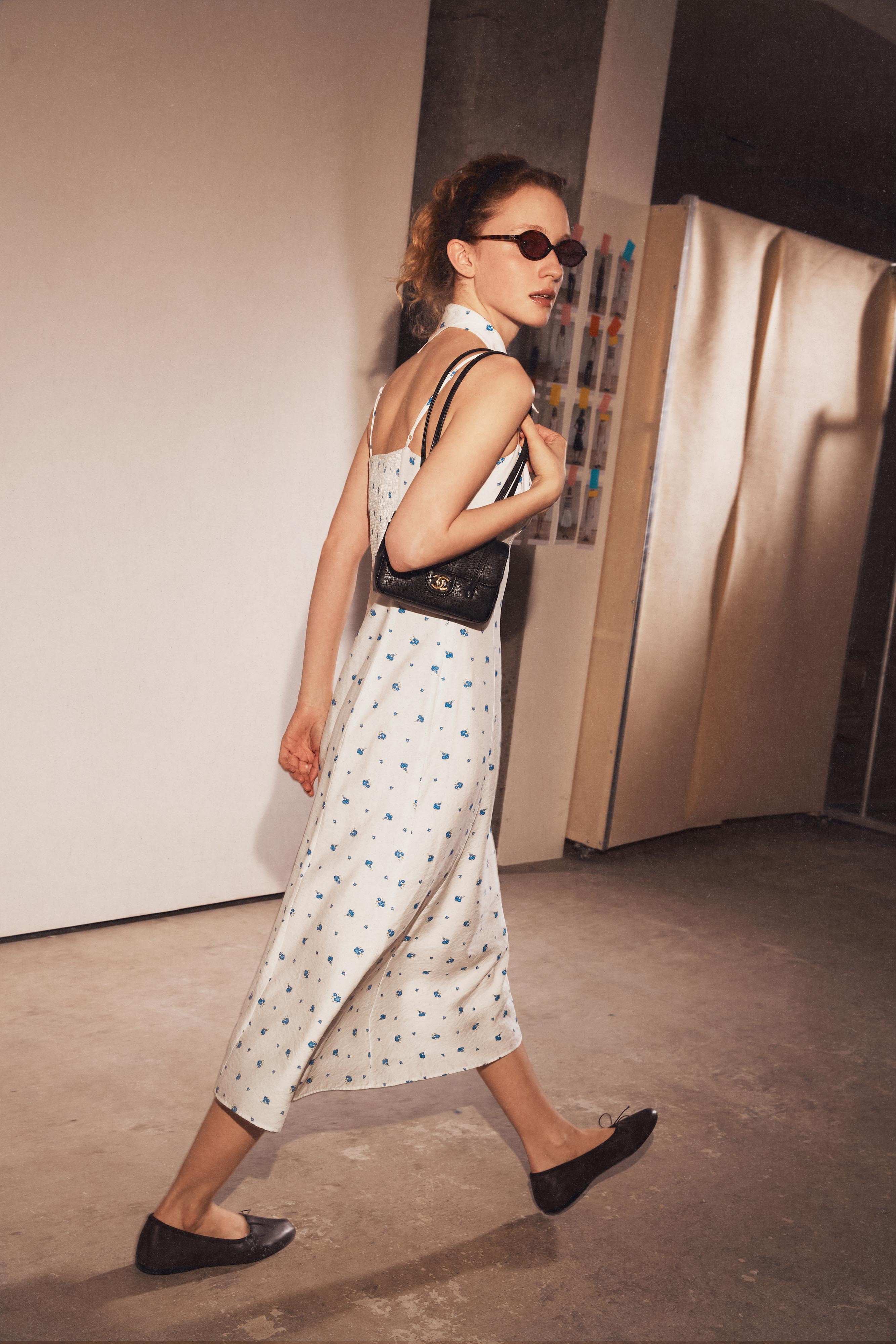 The Soft Floral Slip Dress