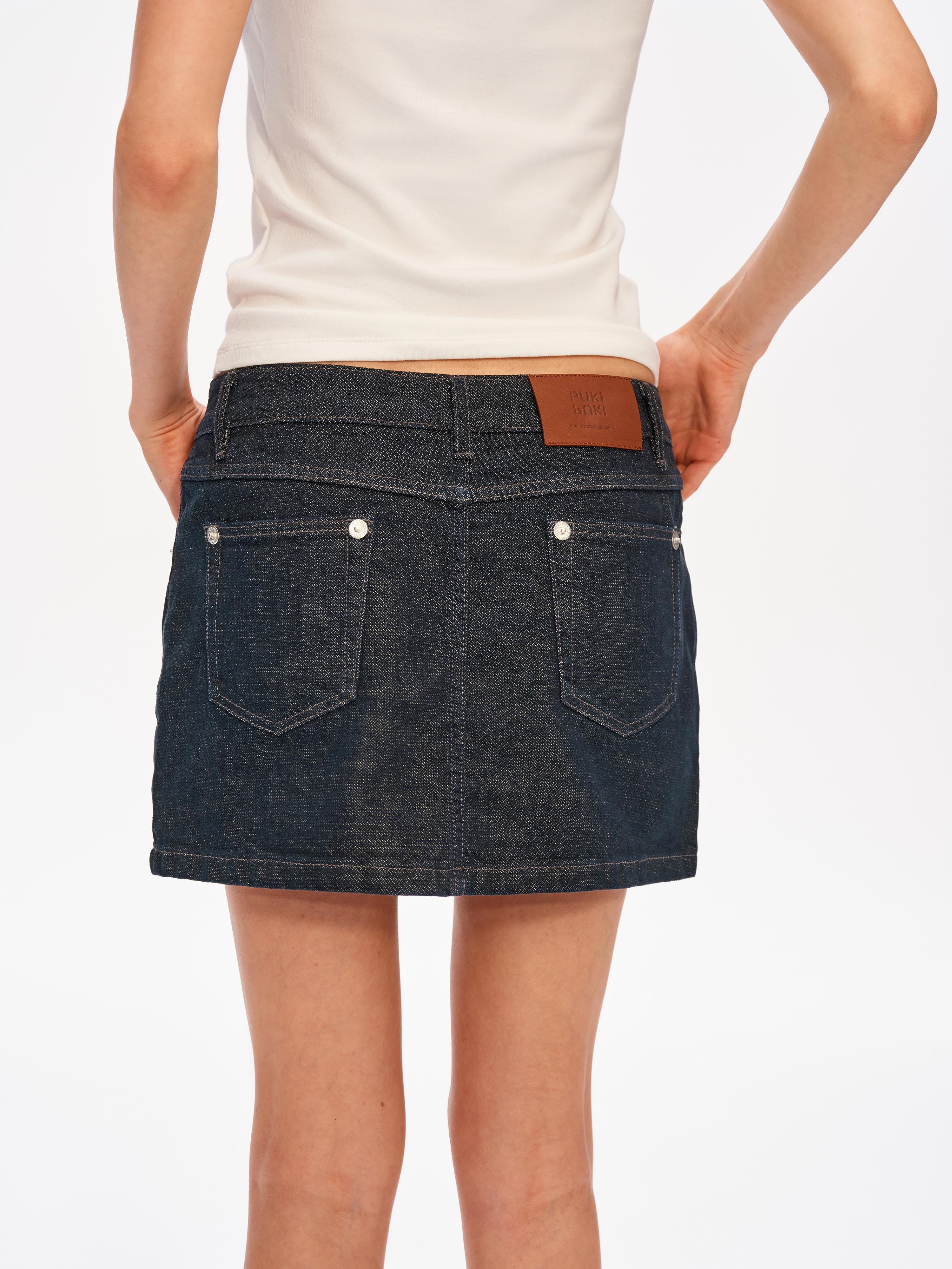 Raw Indigo Skort