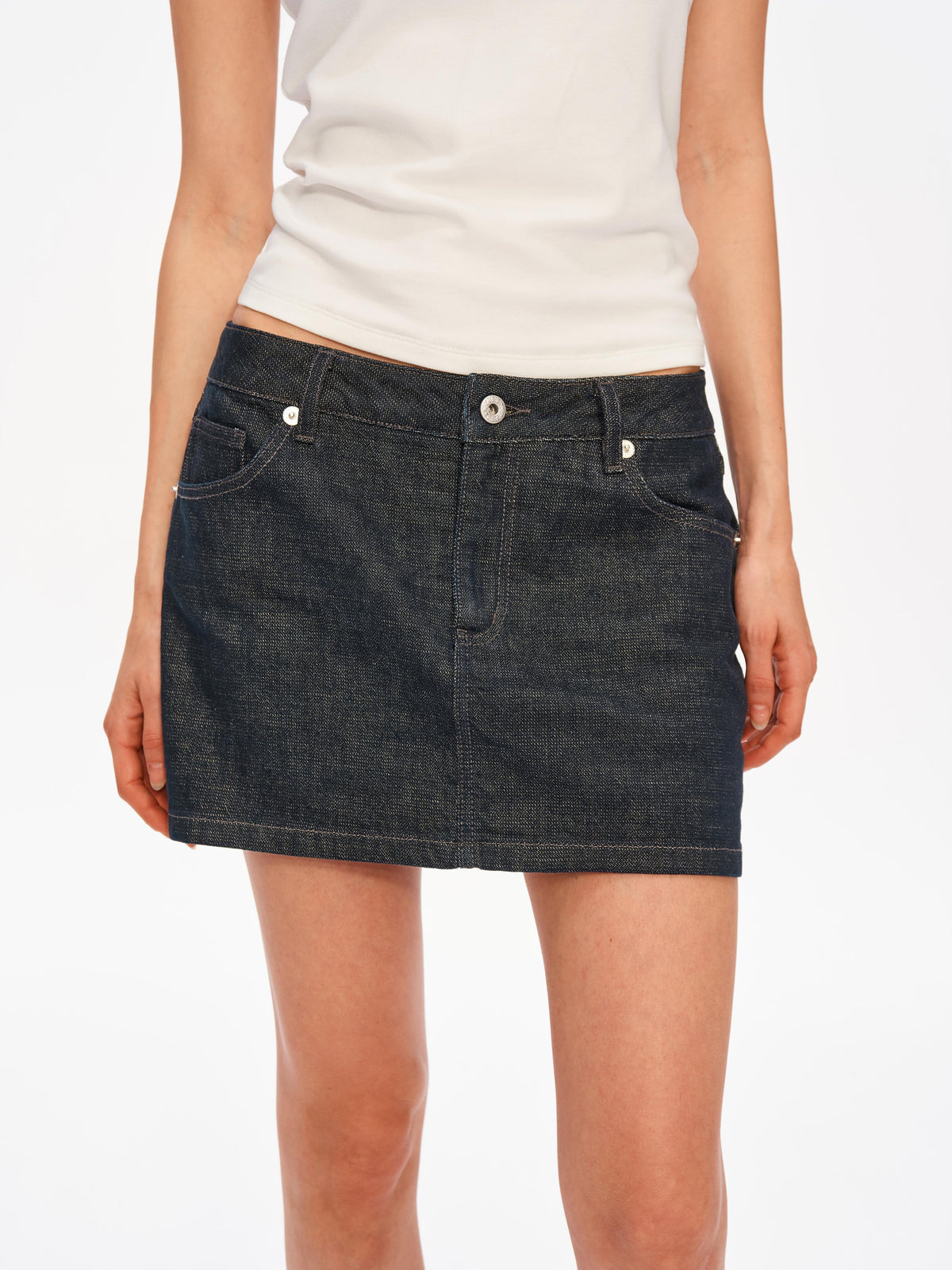 Raw Indigo Skort