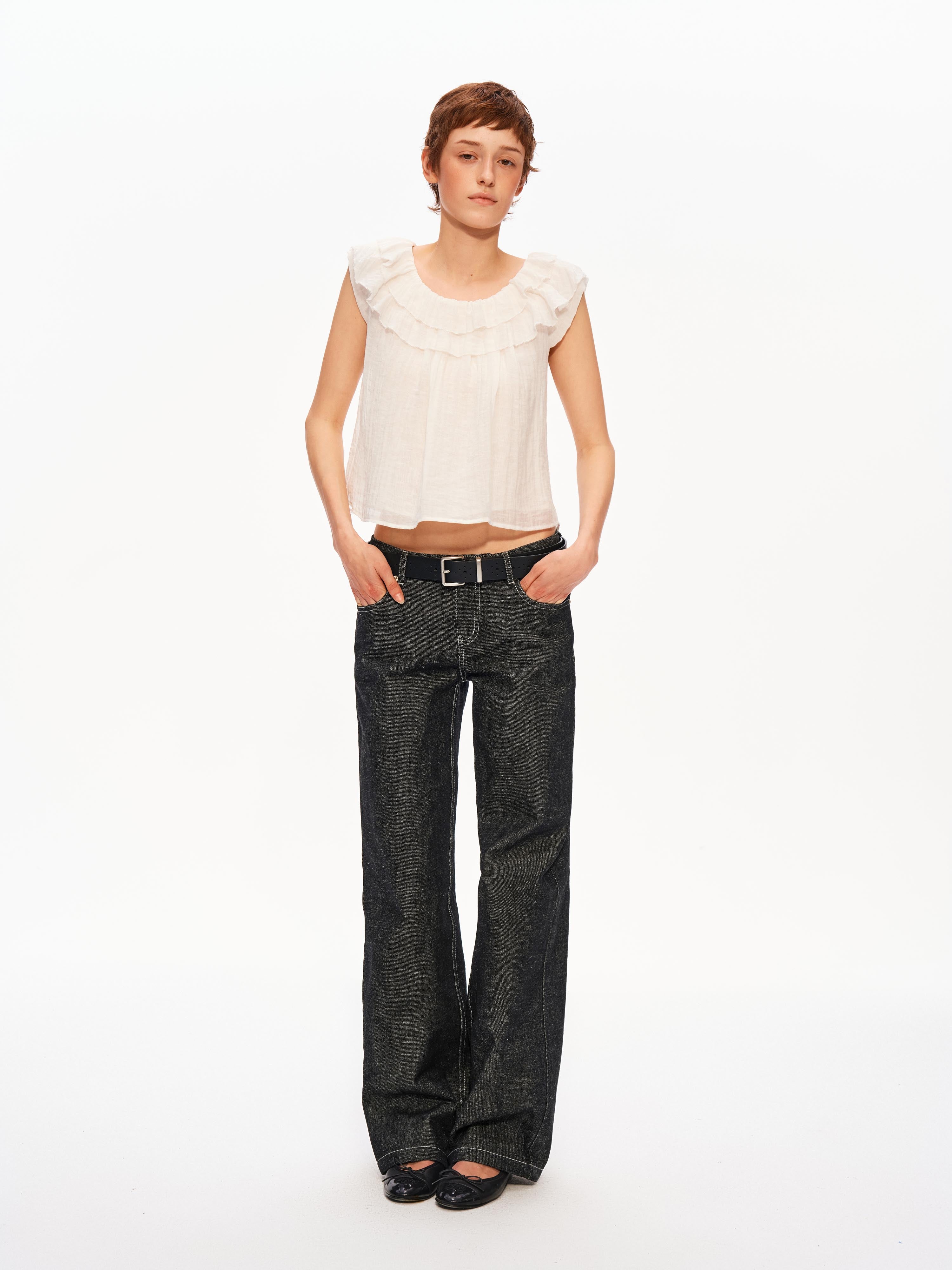 Air Ruffle Blouse