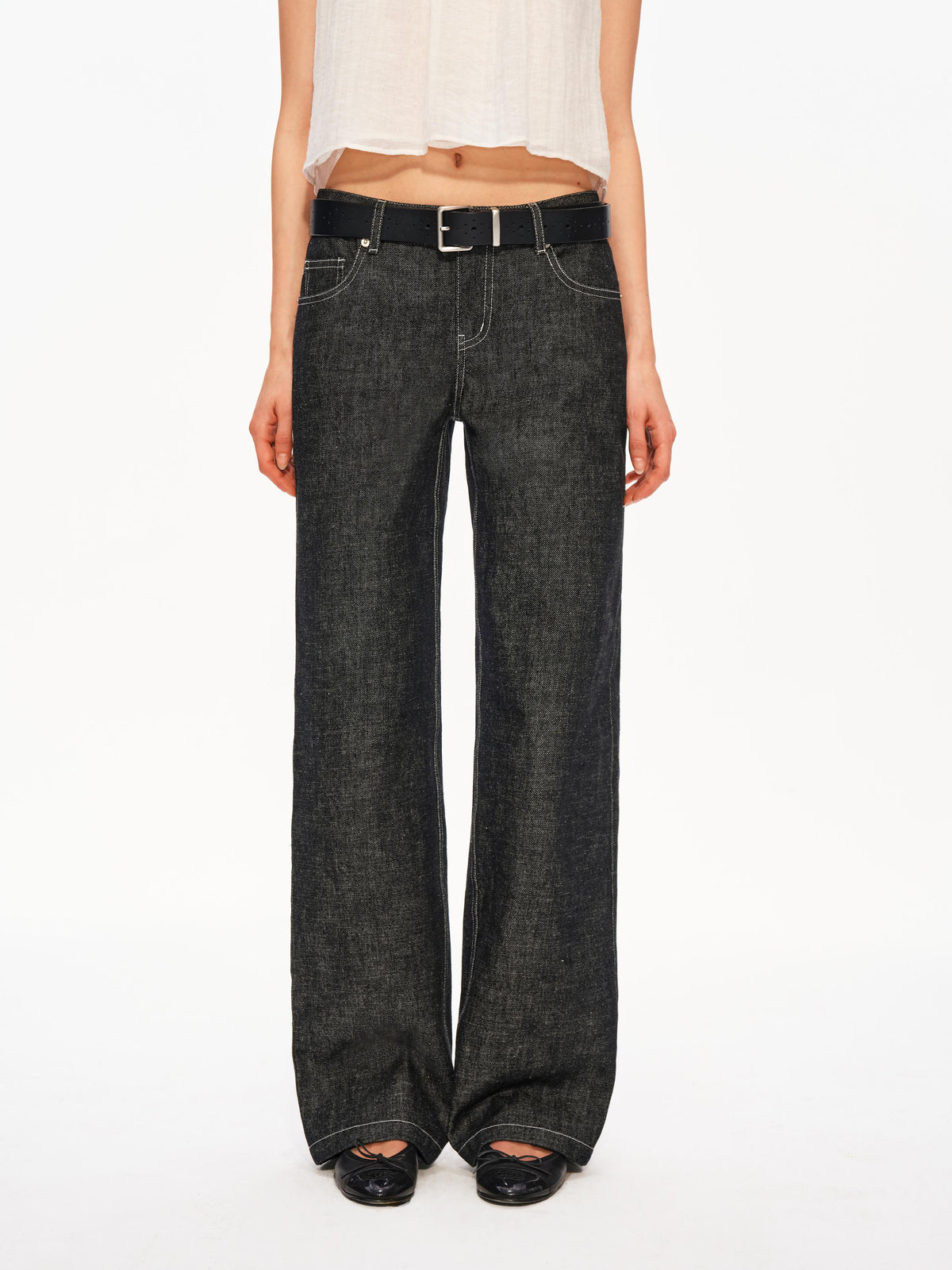 Slub Black Denim