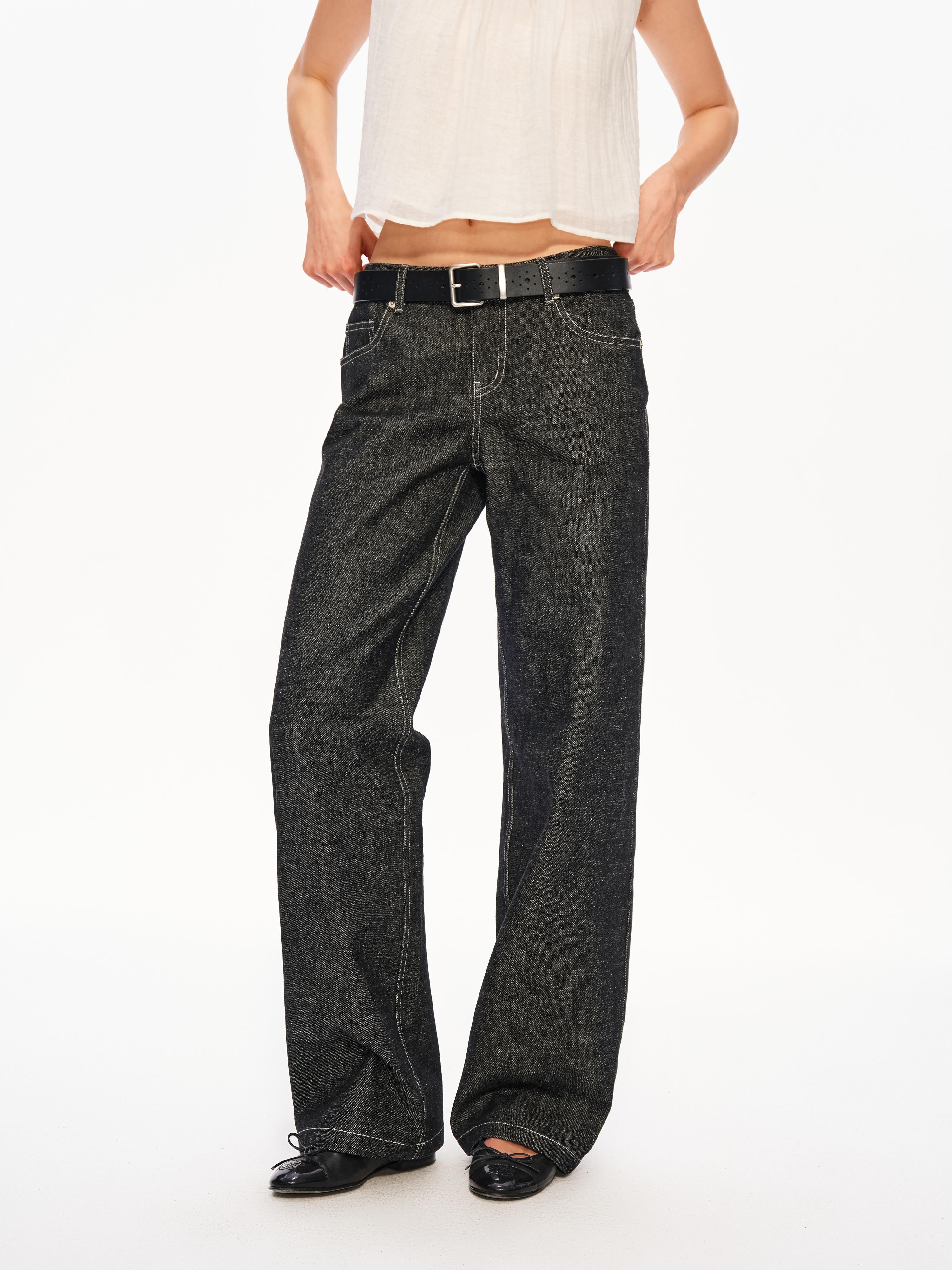 Slub Black Denim