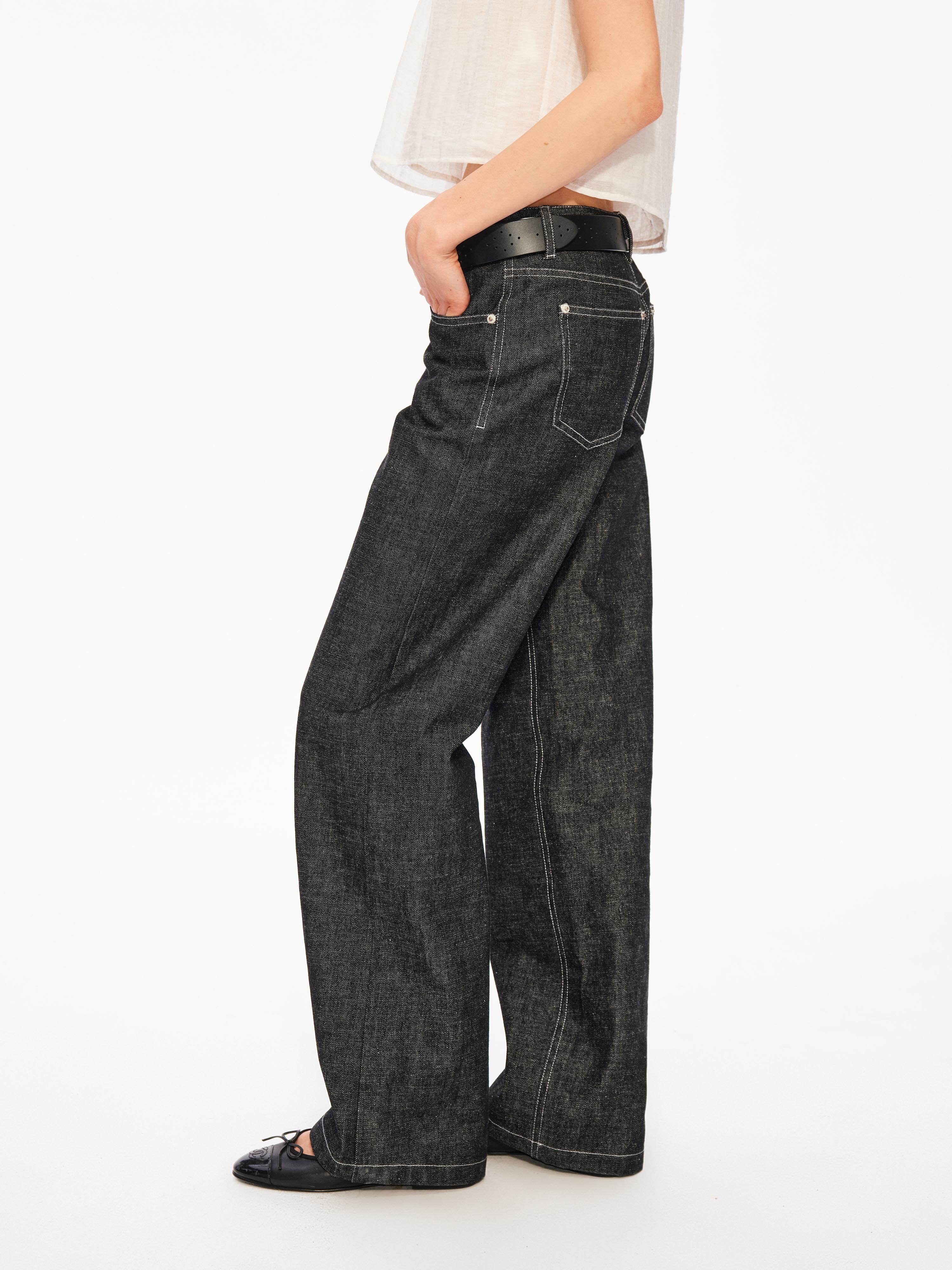 Slub Black Denim