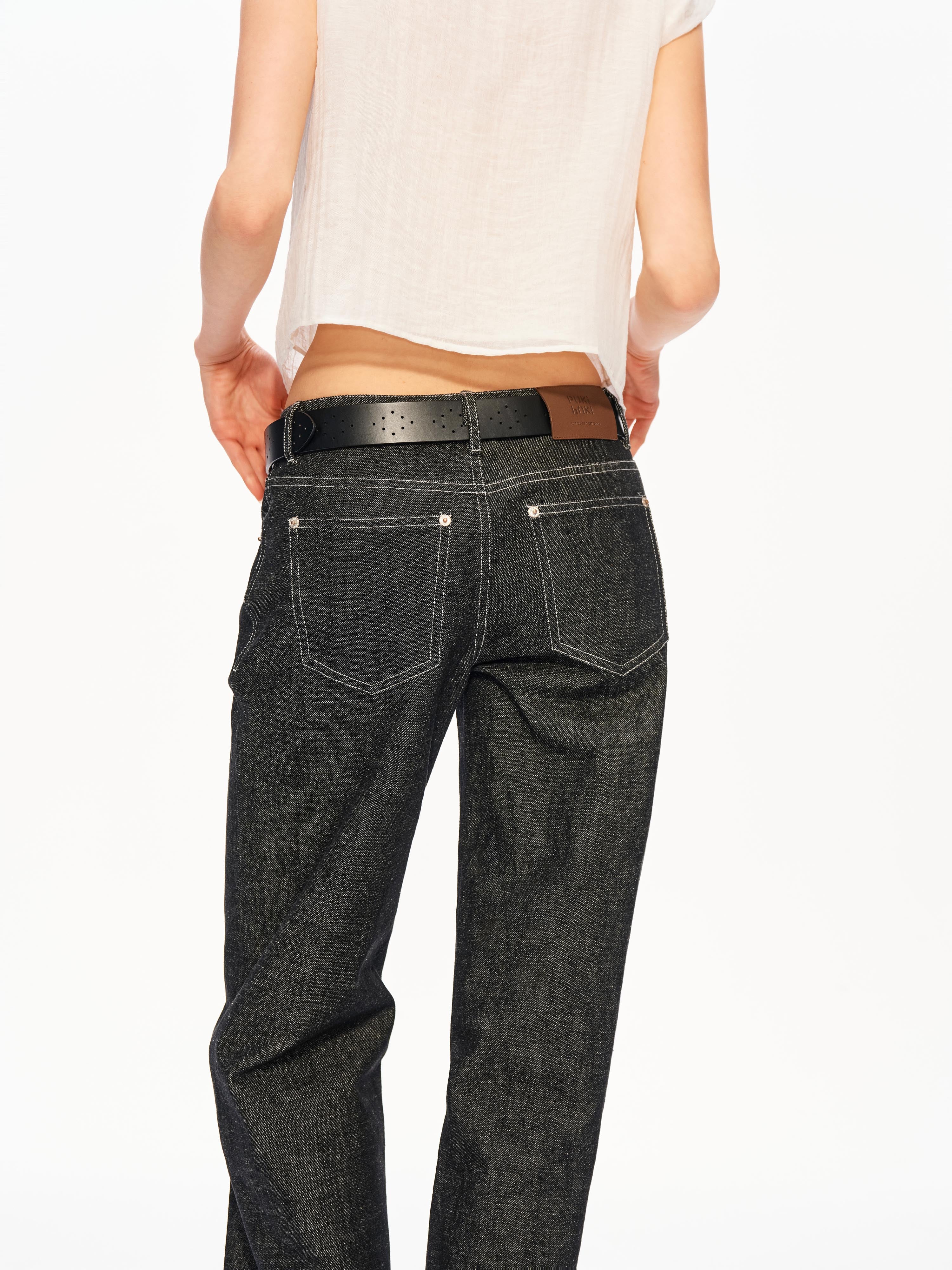 Slub Black Denim