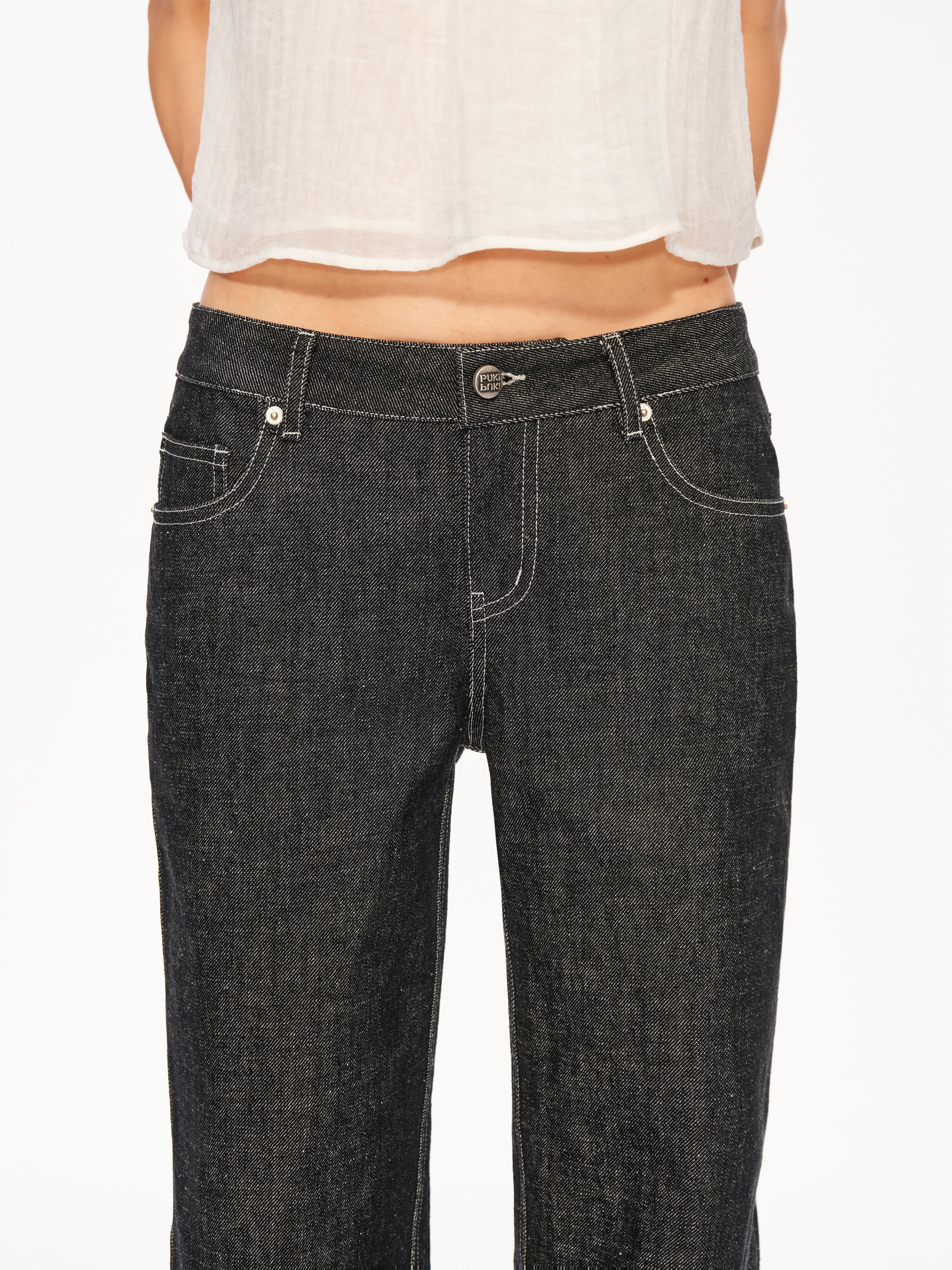 Slub Black Denim