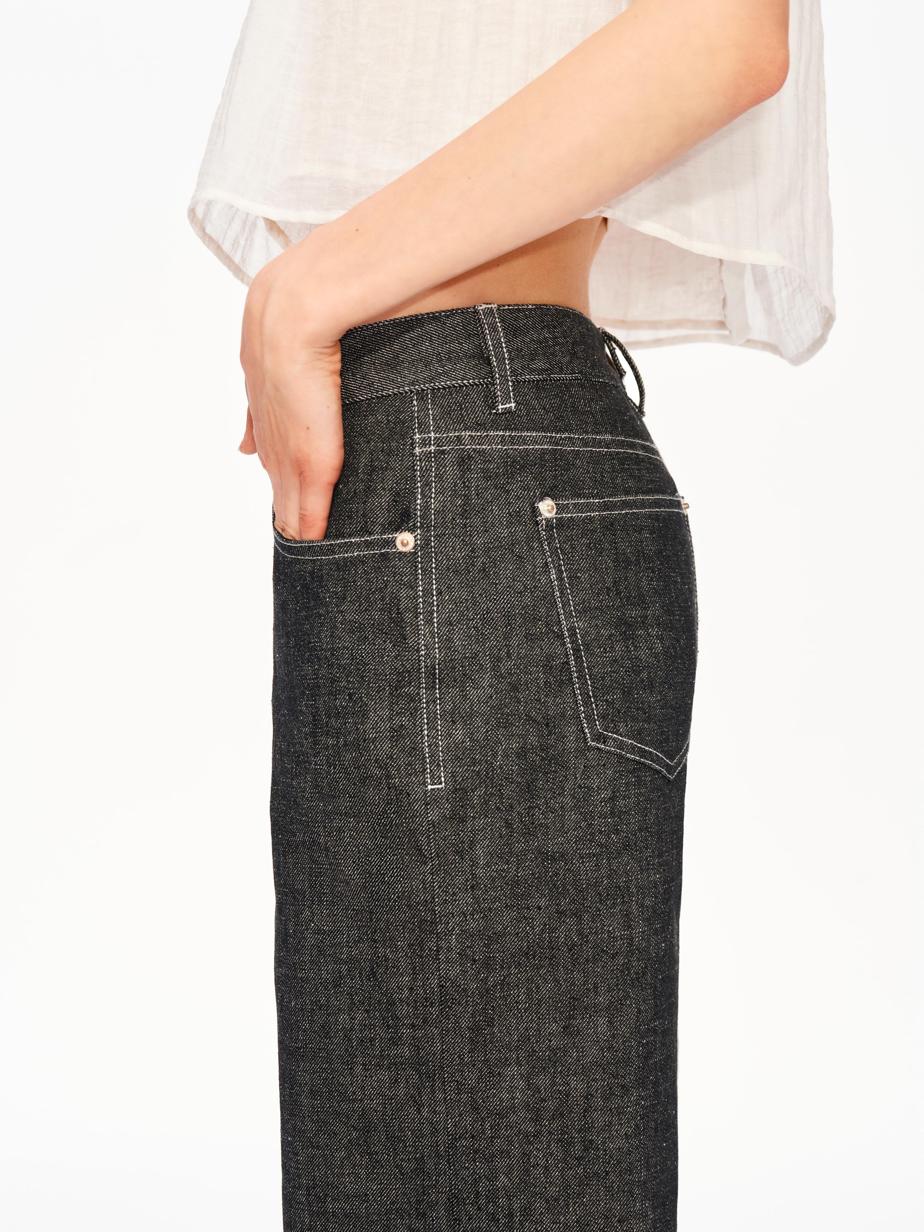 Slub Black Denim
