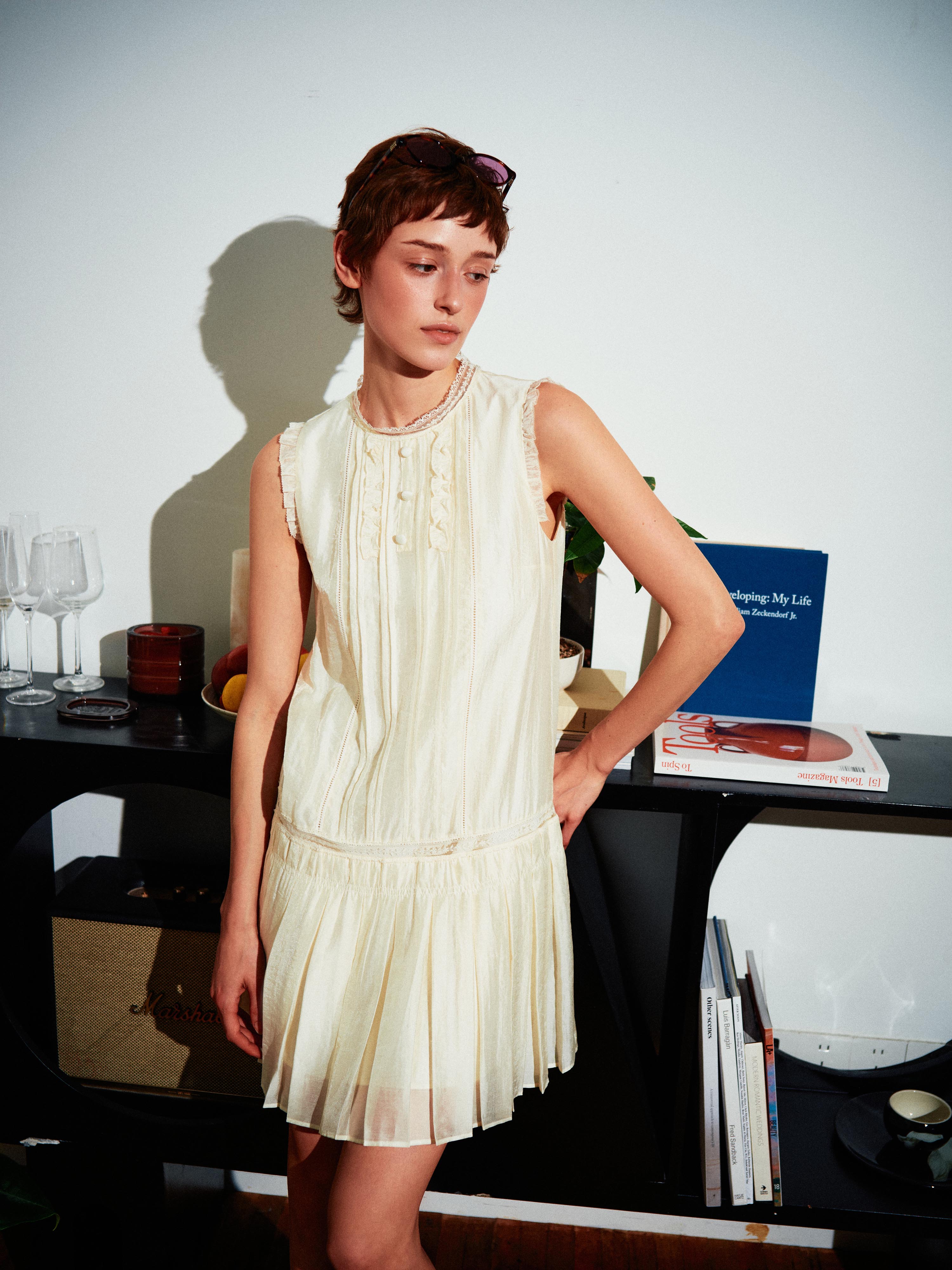 Heirloom Pleated Dress