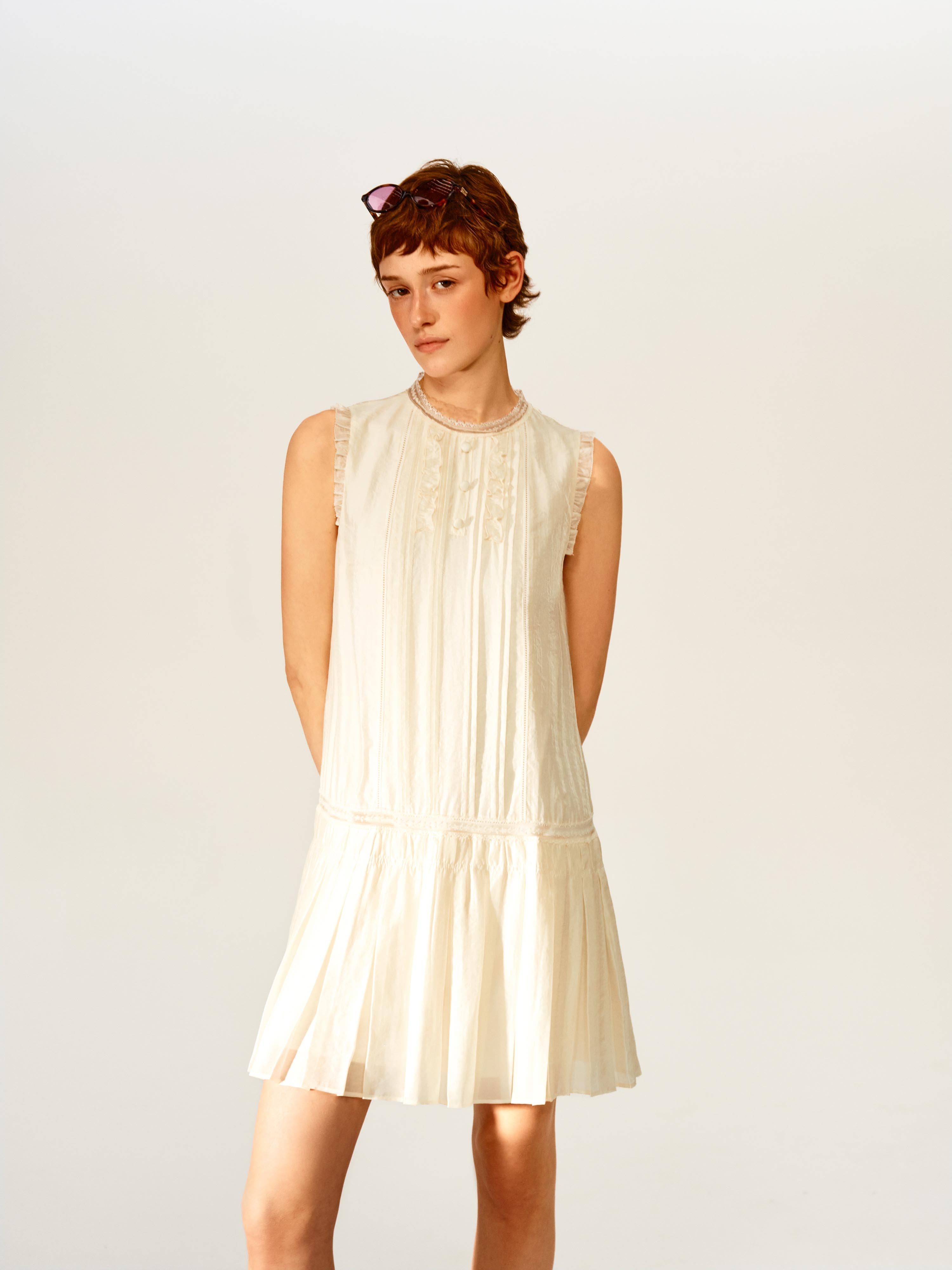 Heirloom Pleated Dress