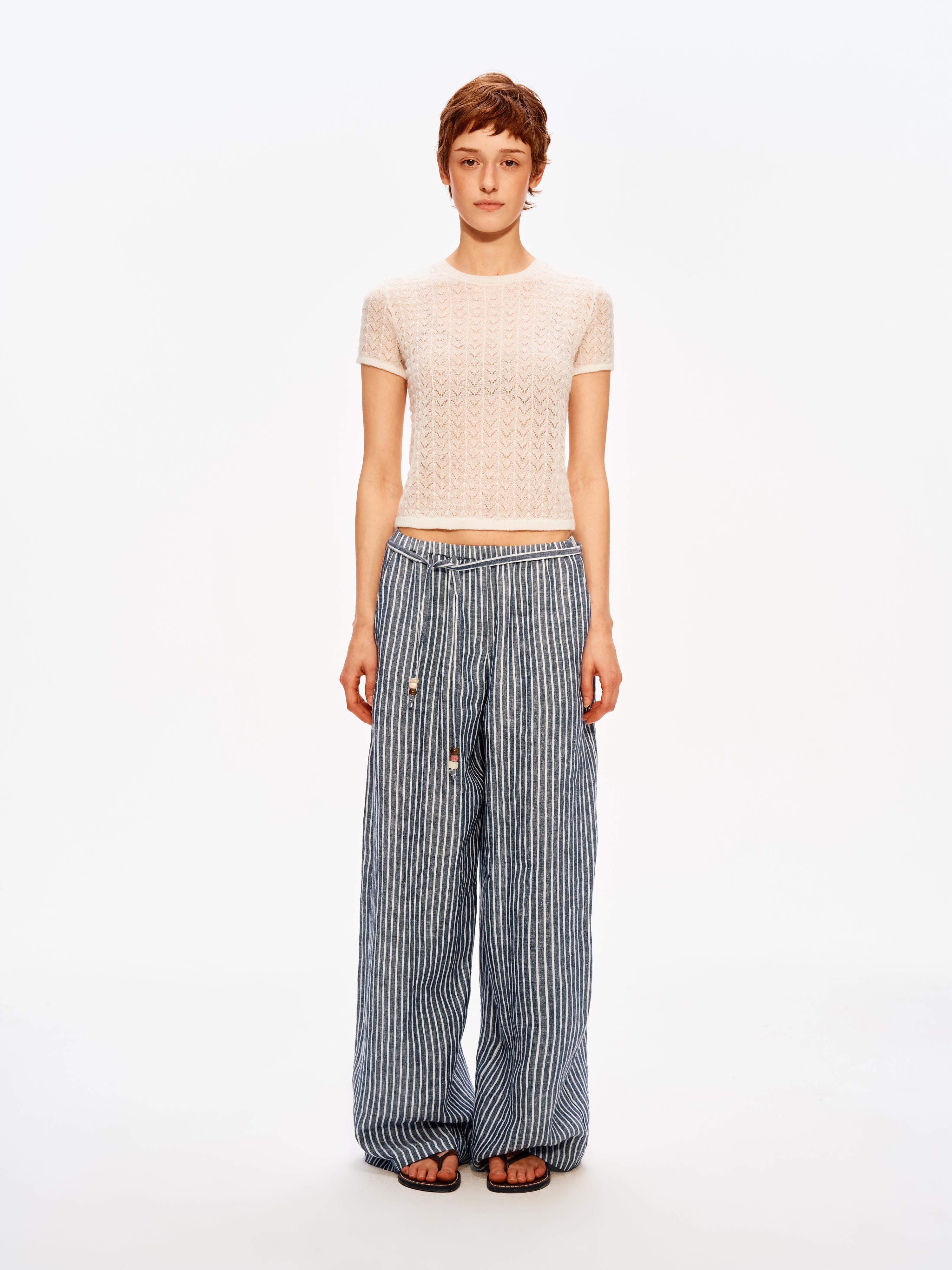Harbor Stripe Trouser