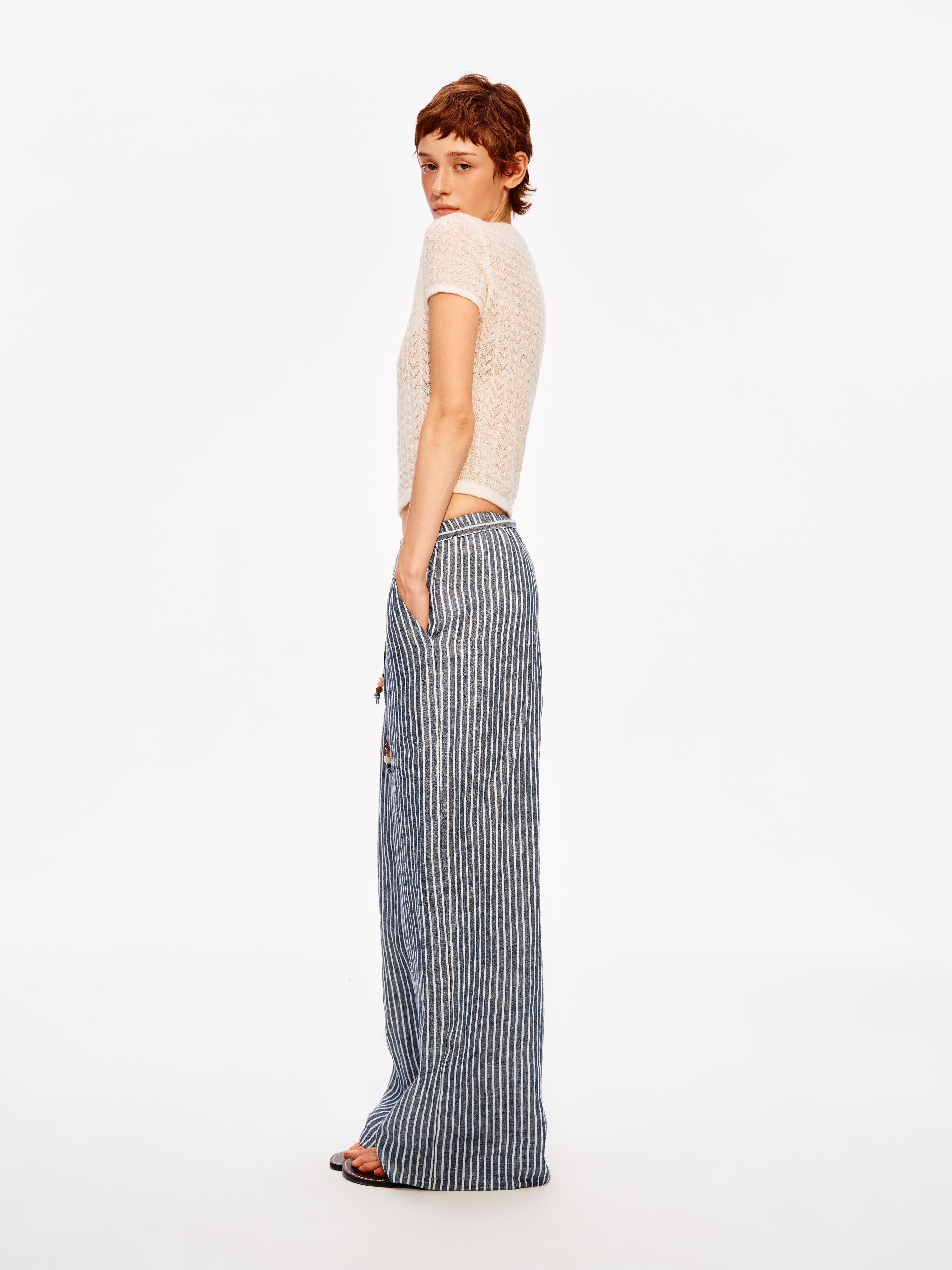 Harbor Stripe Trouser