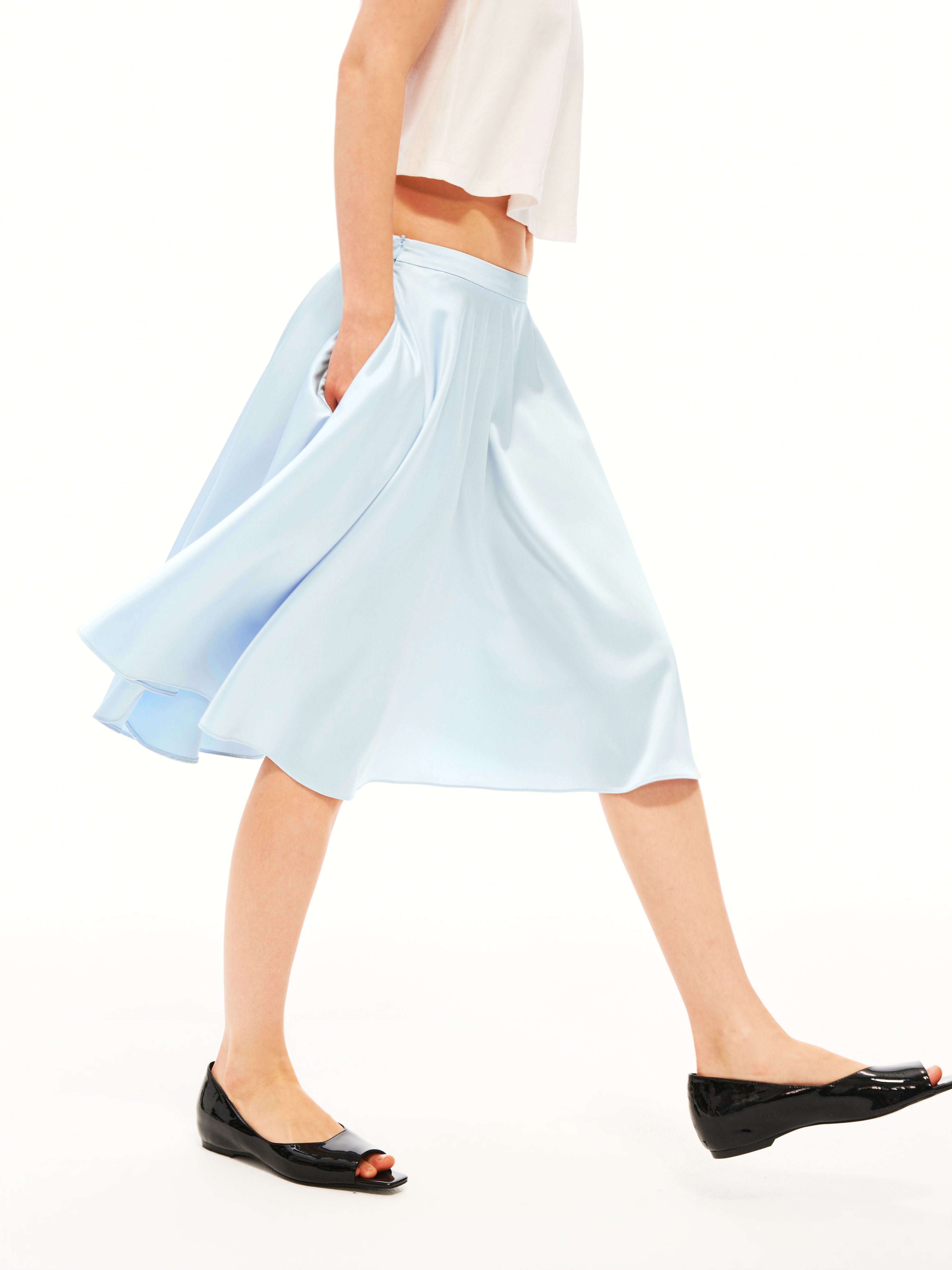 Acetate Draped Skirt