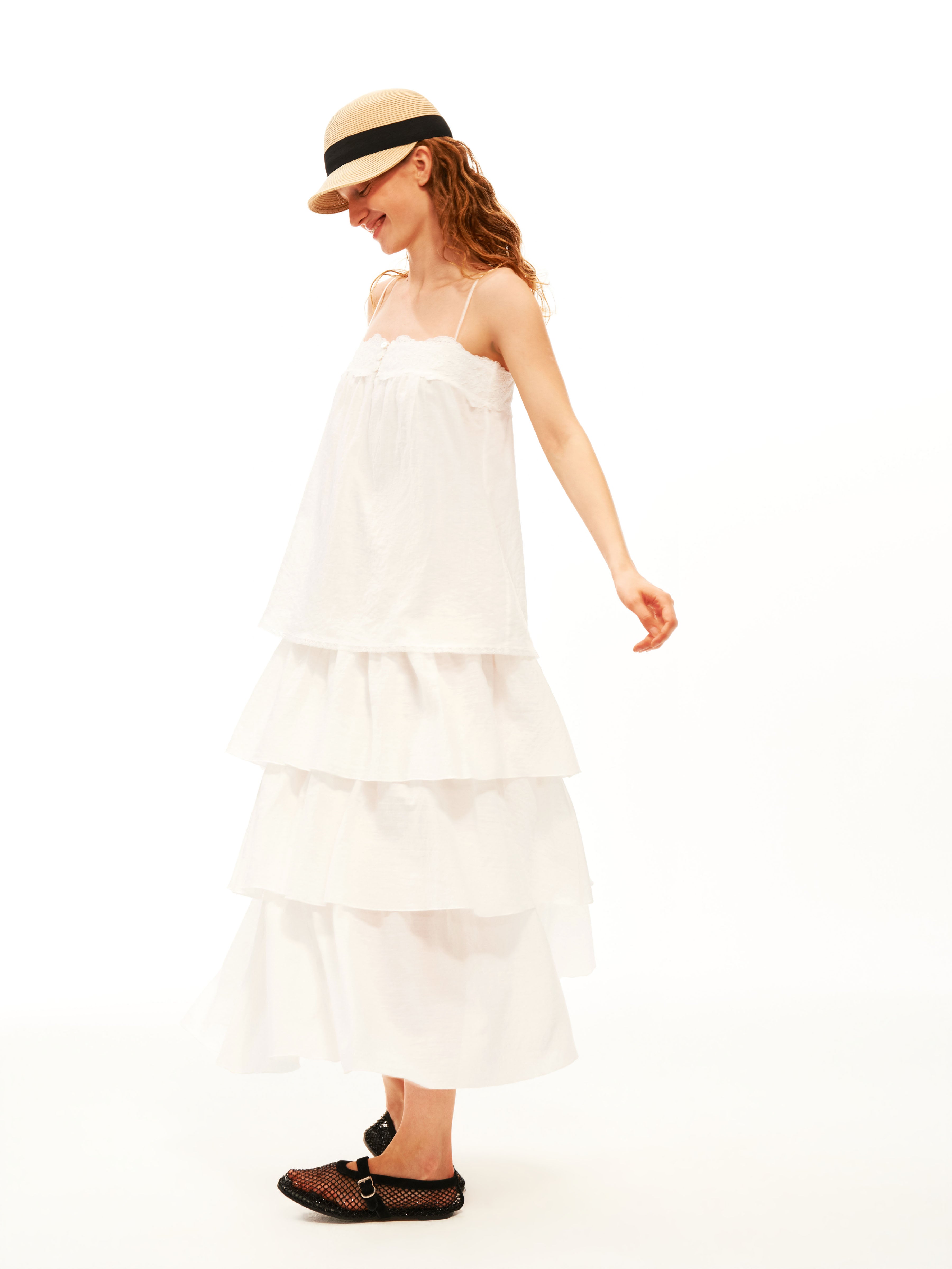 Lace Tiered Dress