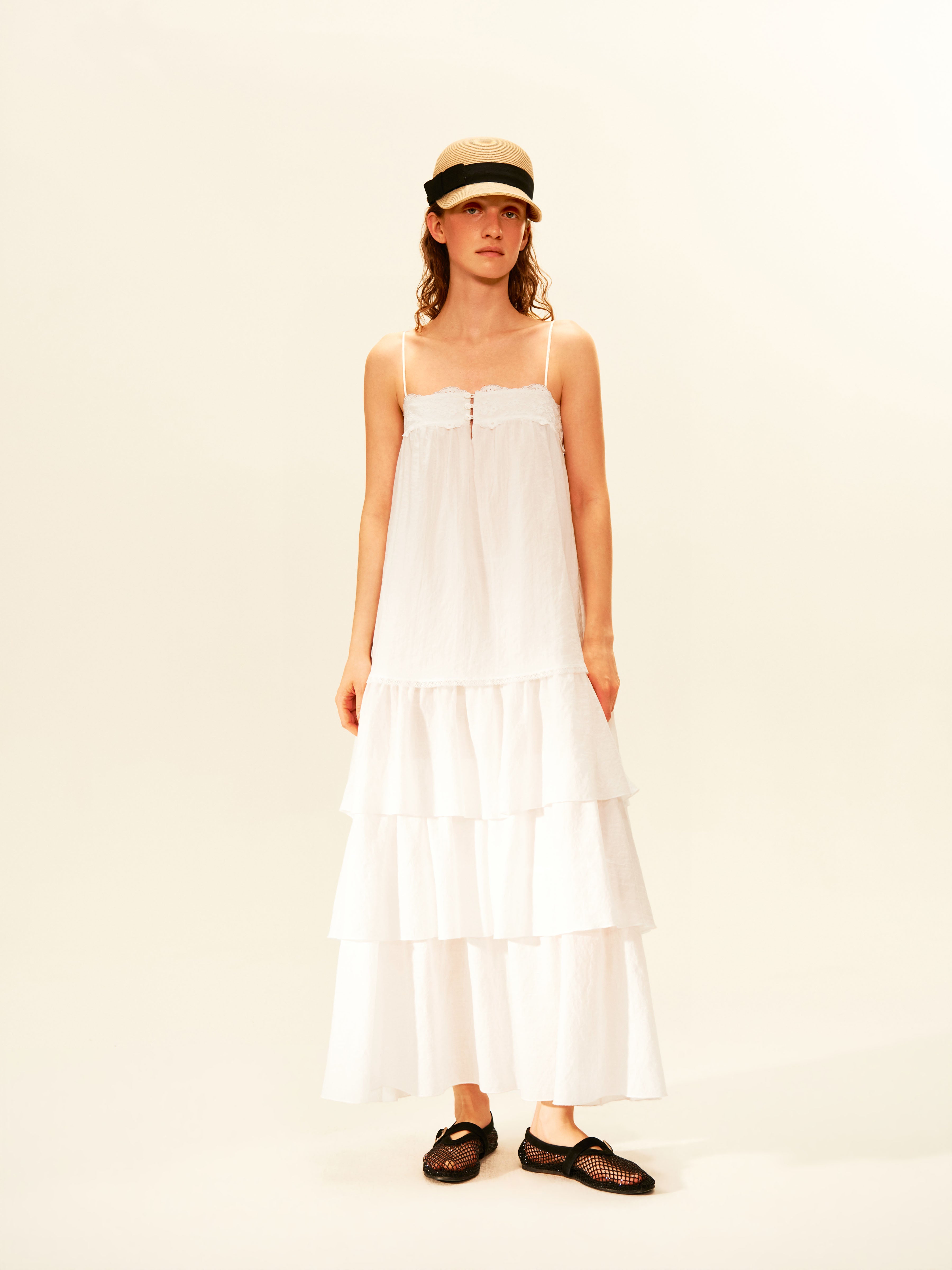 Lace Tiered Dress