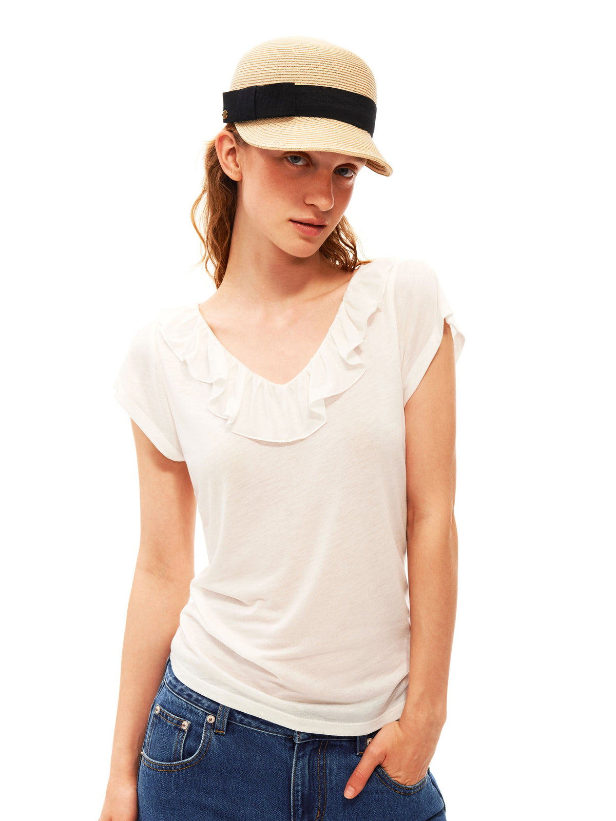 Veil Ruffle Tee