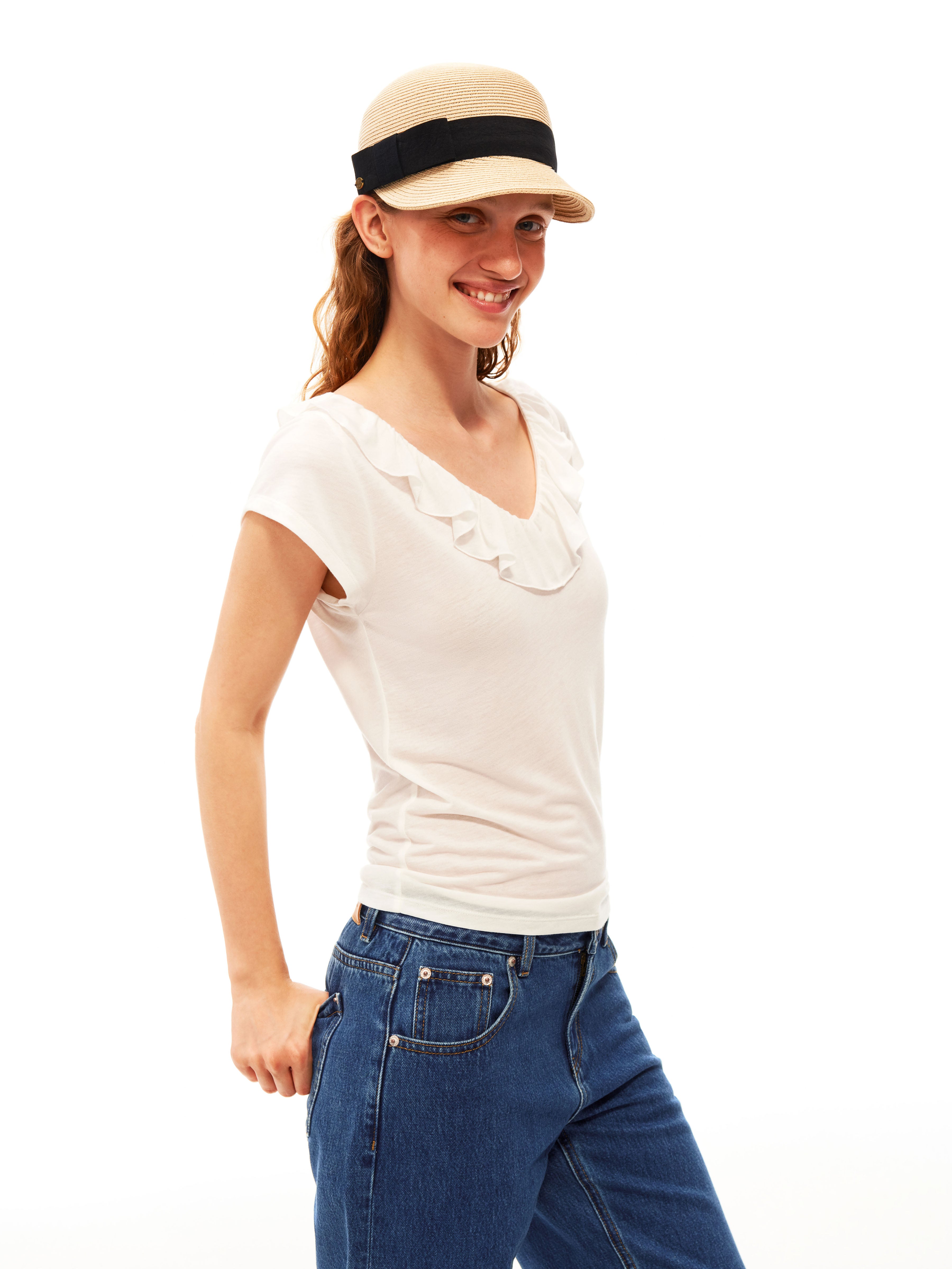 Veil Ruffle Tee