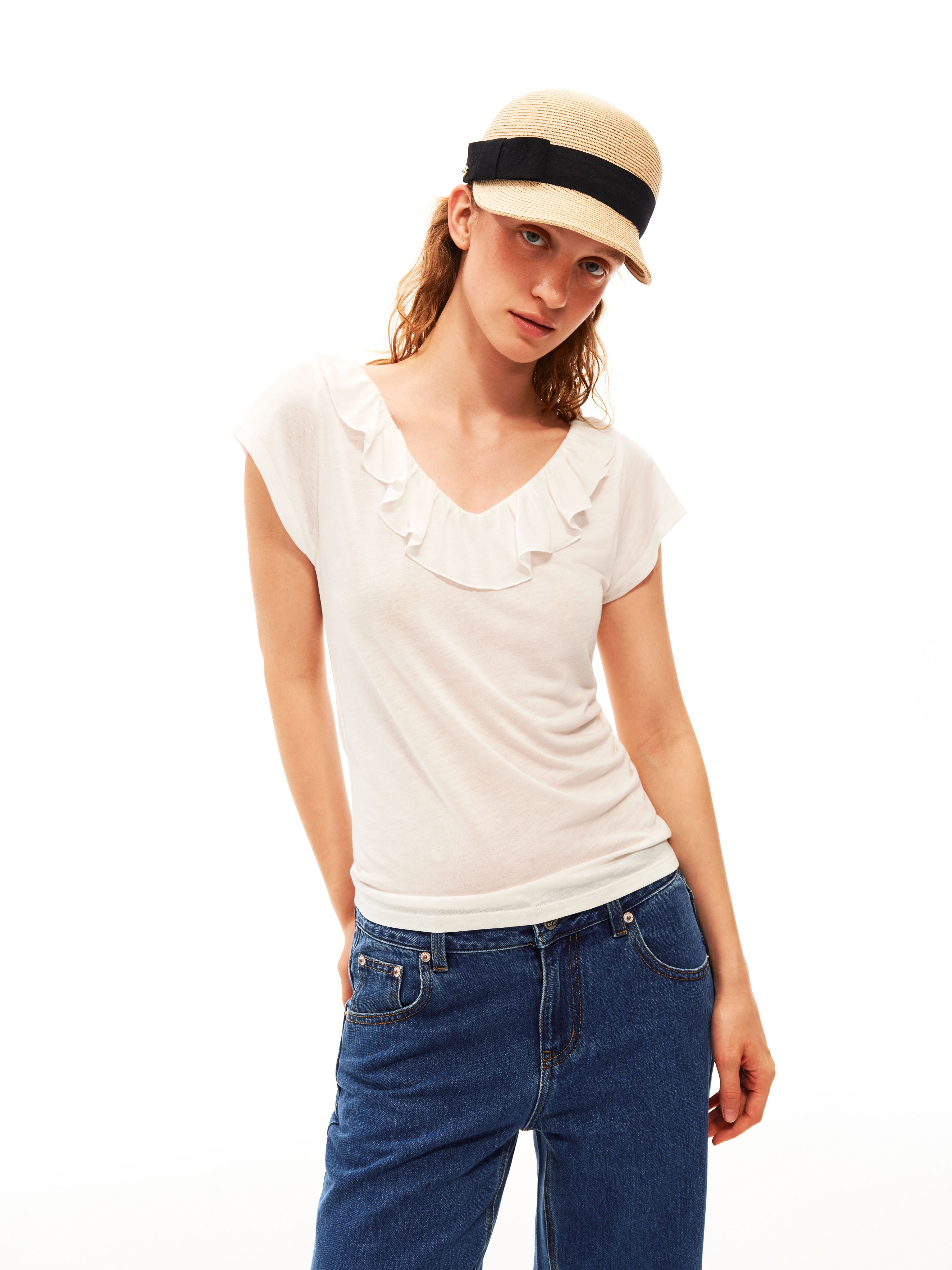Veil Ruffle Tee