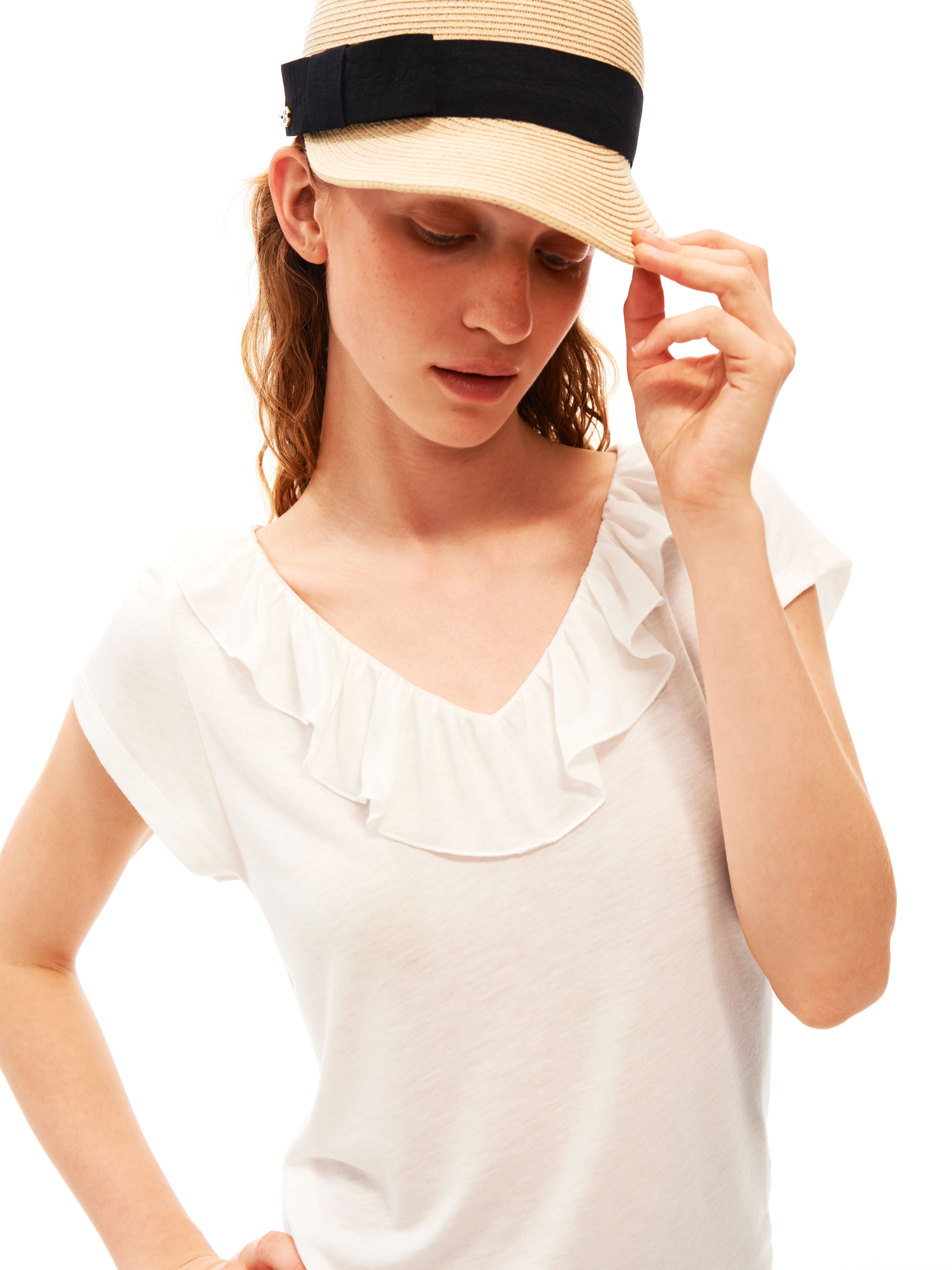 Veil Ruffle Tee