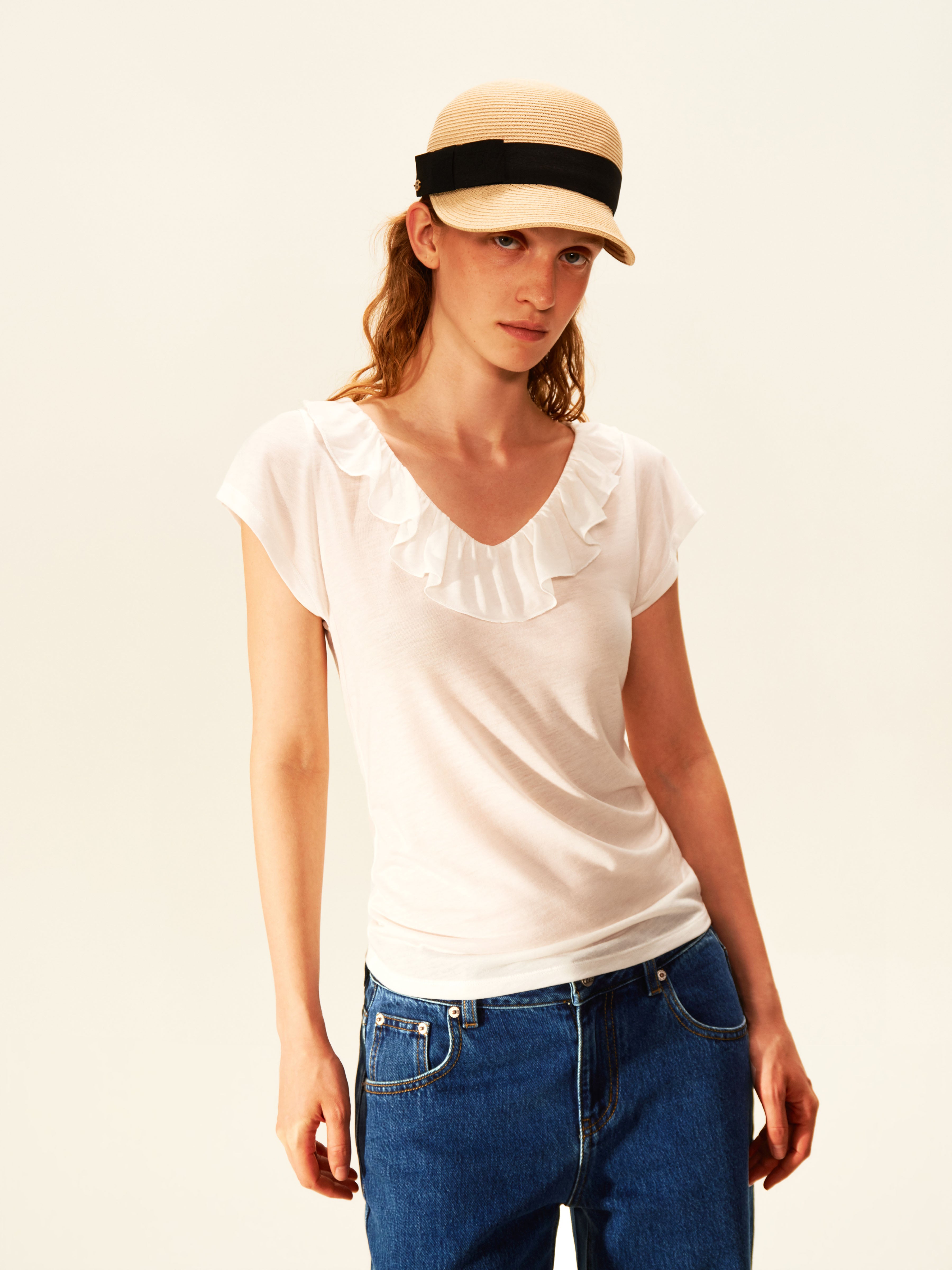 Veil Ruffle Tee