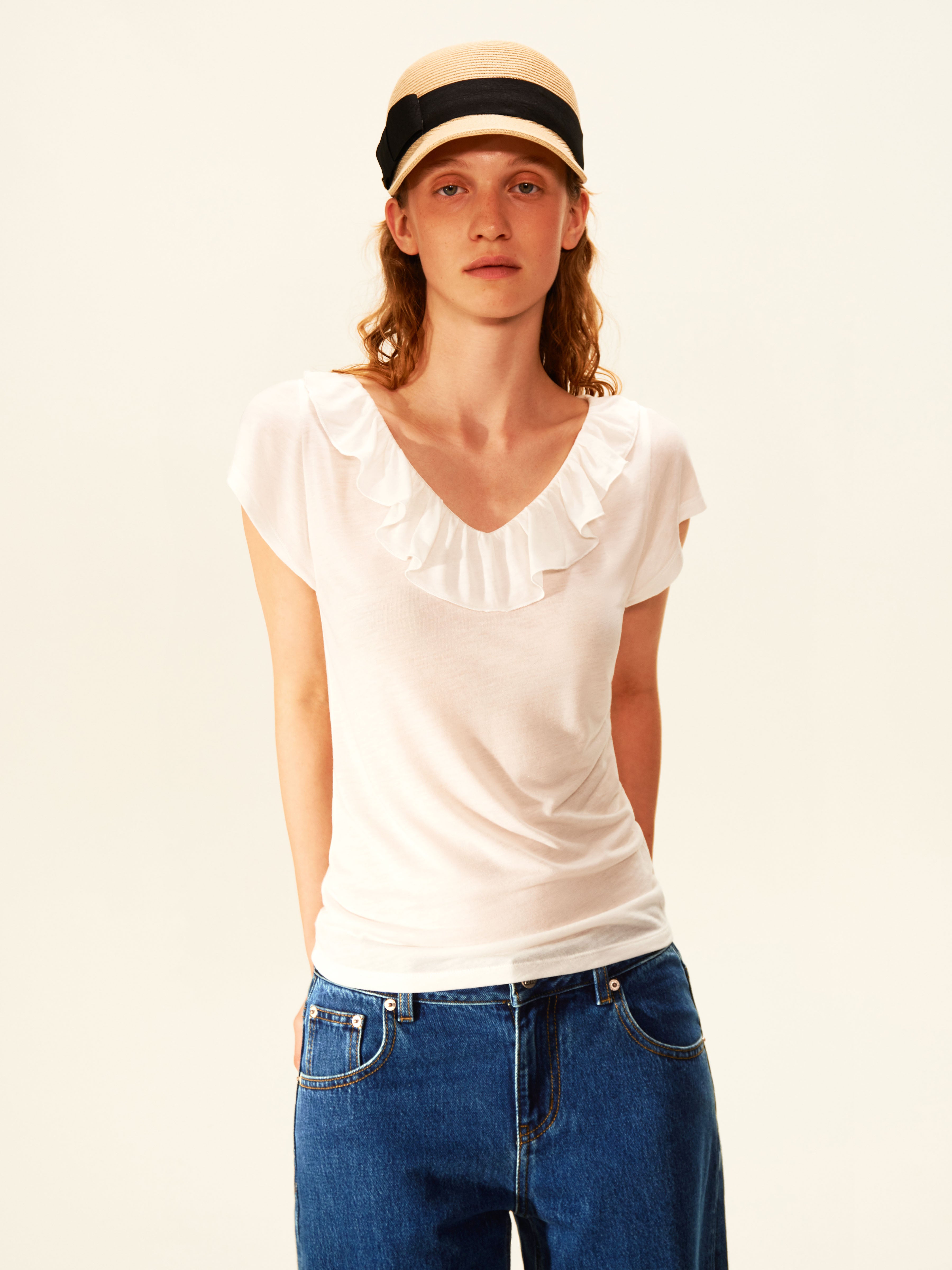 Veil Ruffle Tee