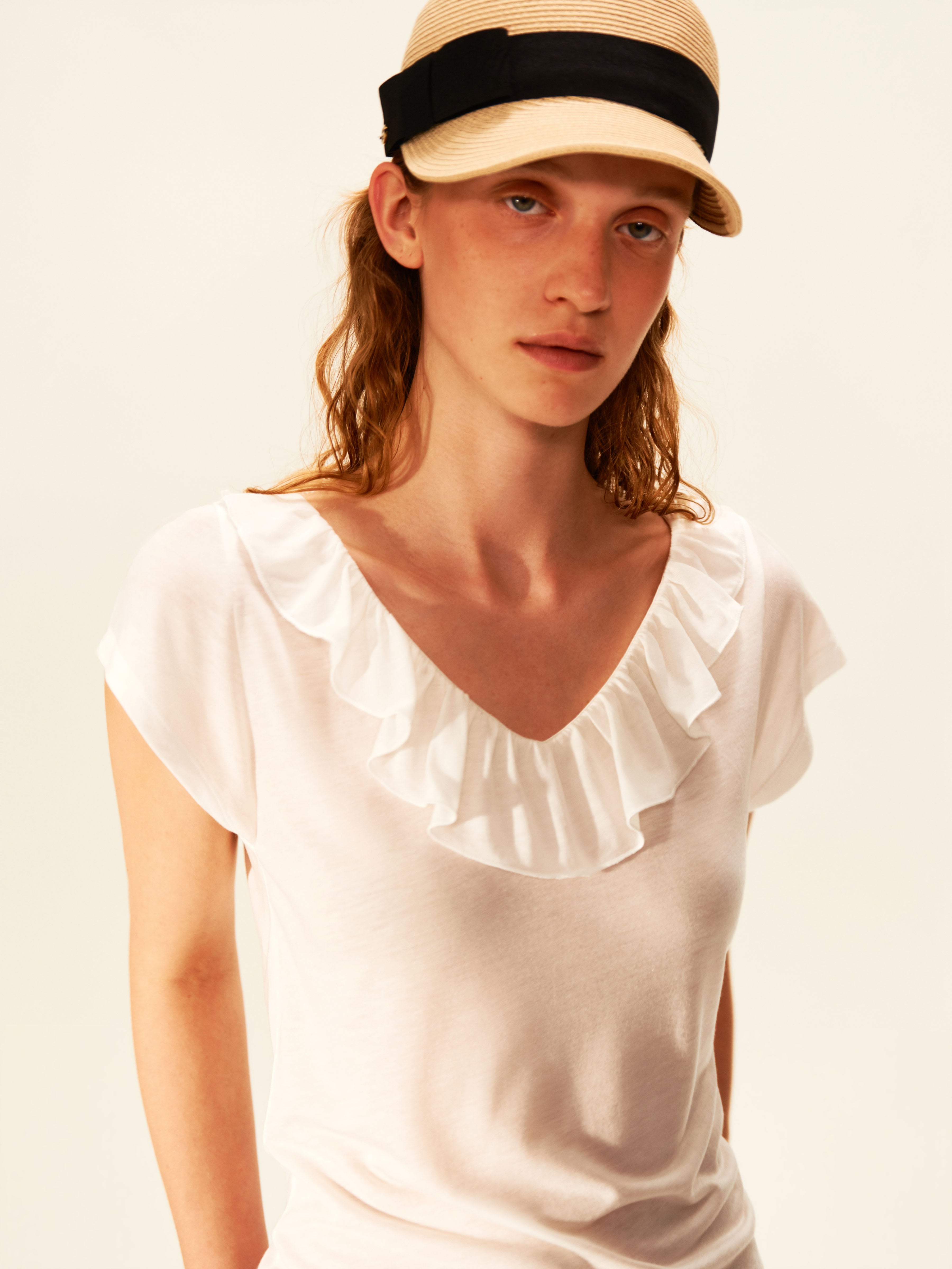 Veil Ruffle Tee