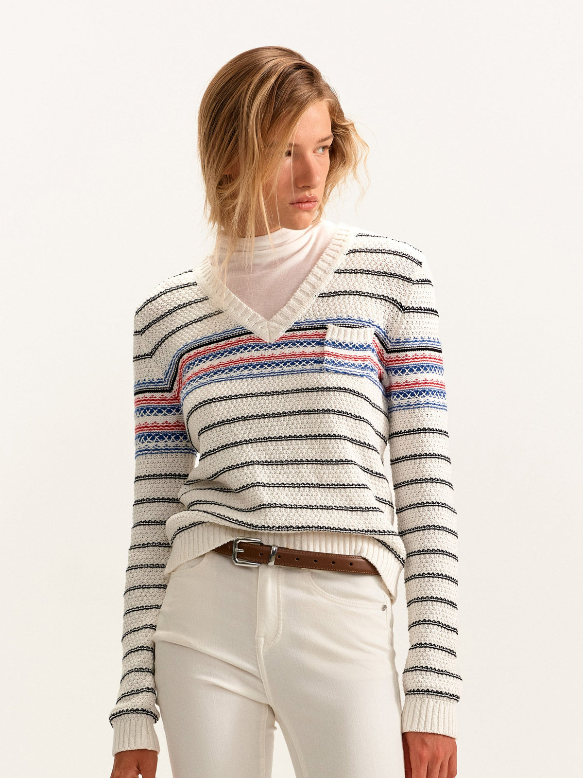 Cadence Stripe Sweater