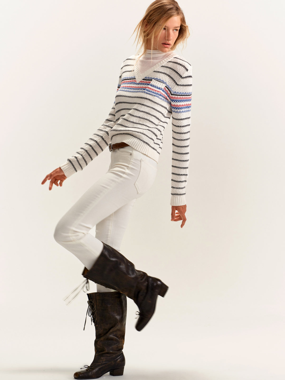 Cadence Stripe Sweater