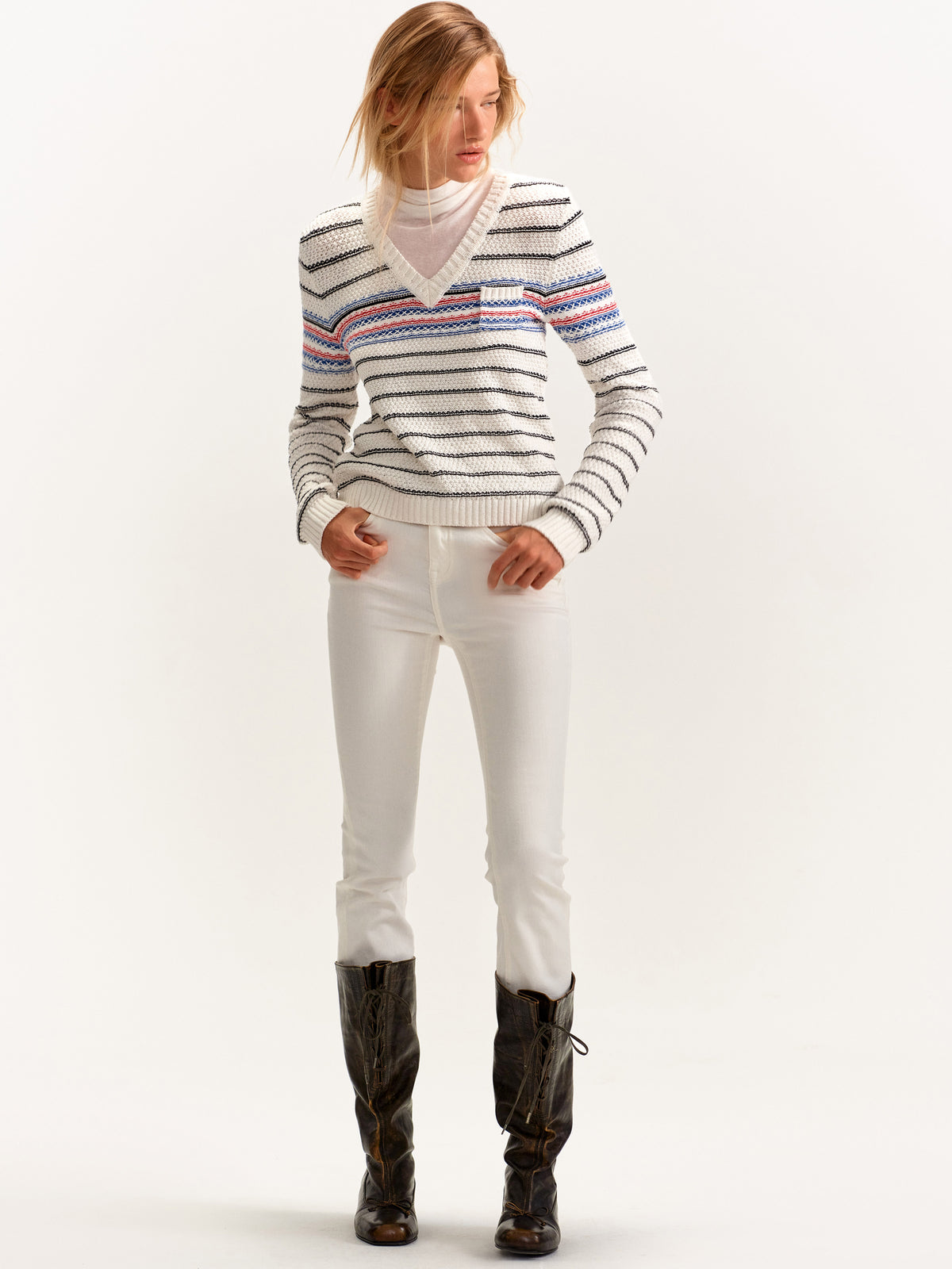 Cadence Stripe Sweater