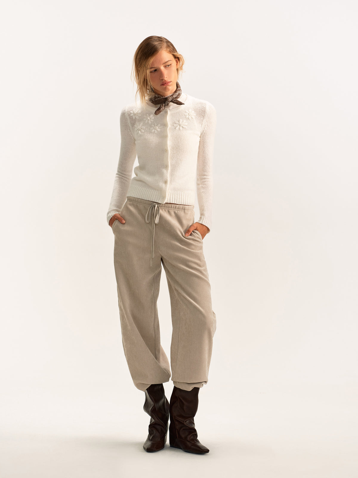 Aria Chenille Trousers