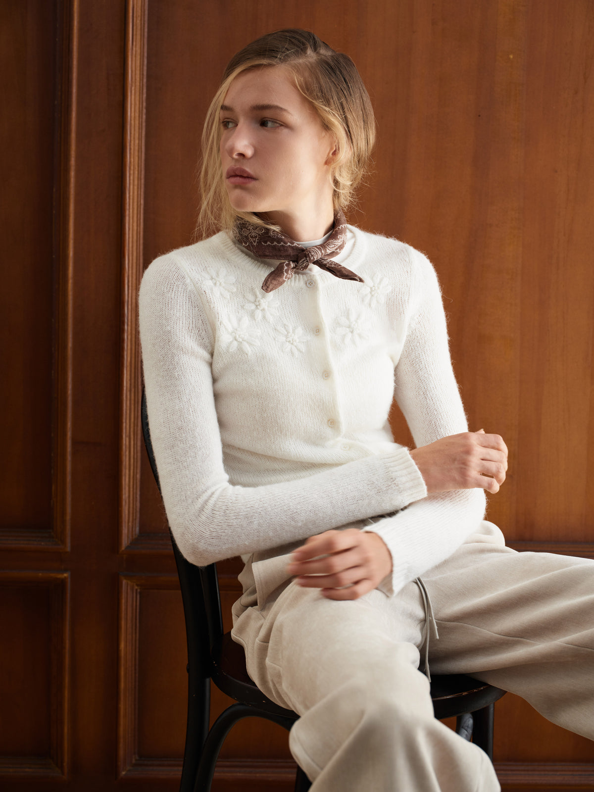 Herbarium Wool Cardigan