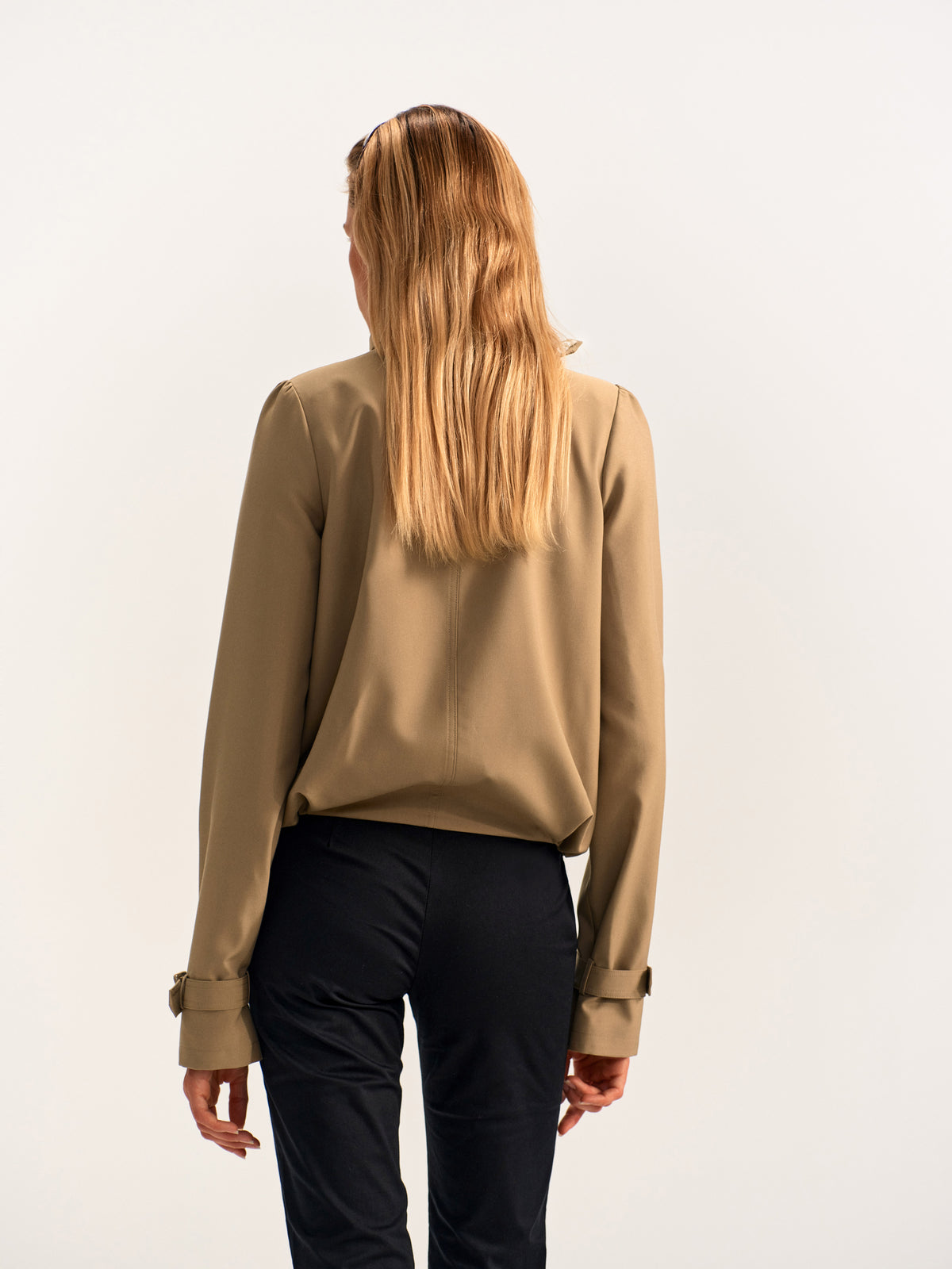Petal Cropped Trench