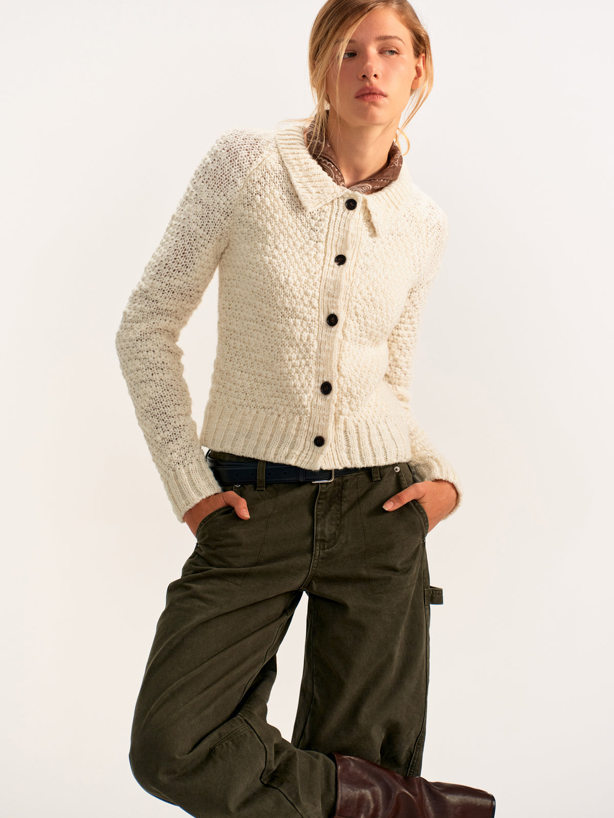 Fable Collared Cardigan