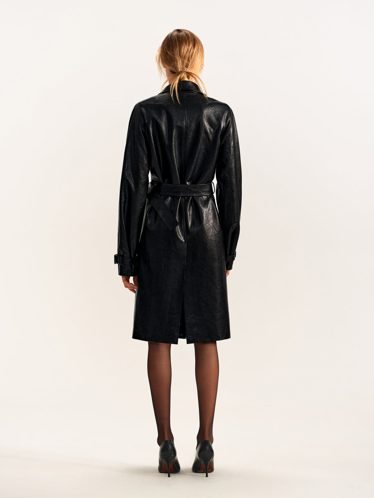 Nocturne Leather Trench