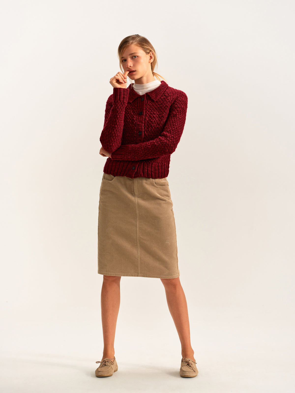 Fable Collared Cardigan