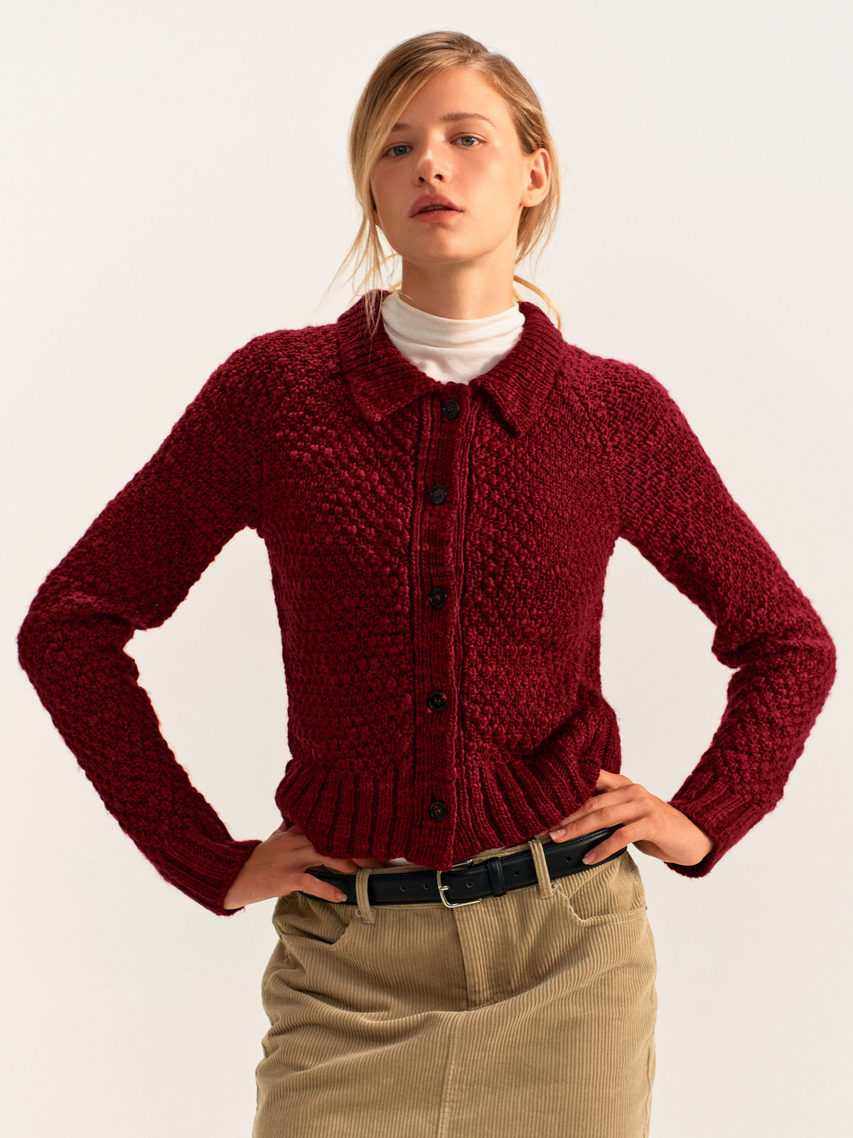 Fable Collared Cardigan