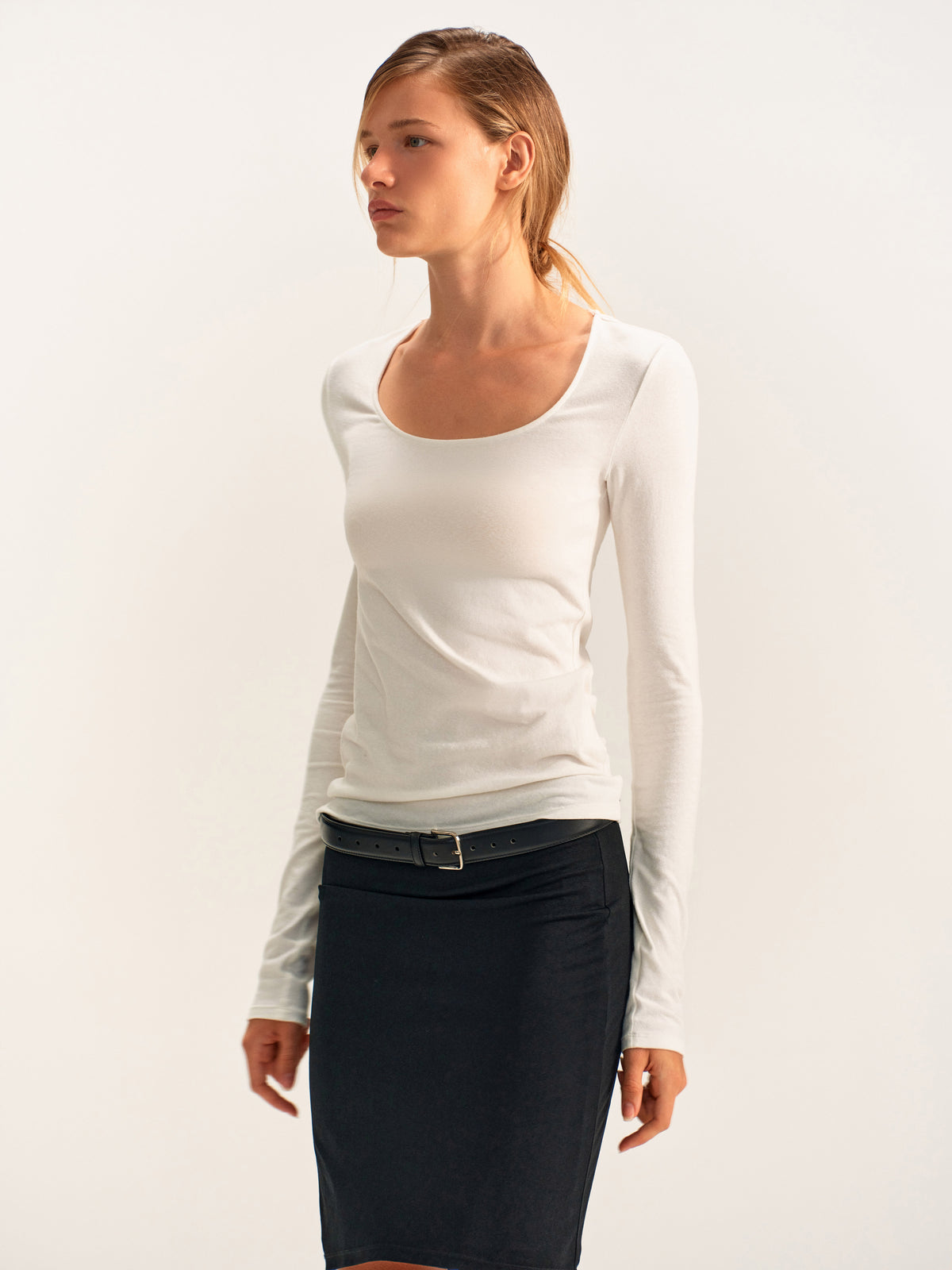 Linea Scoop-Neck Top