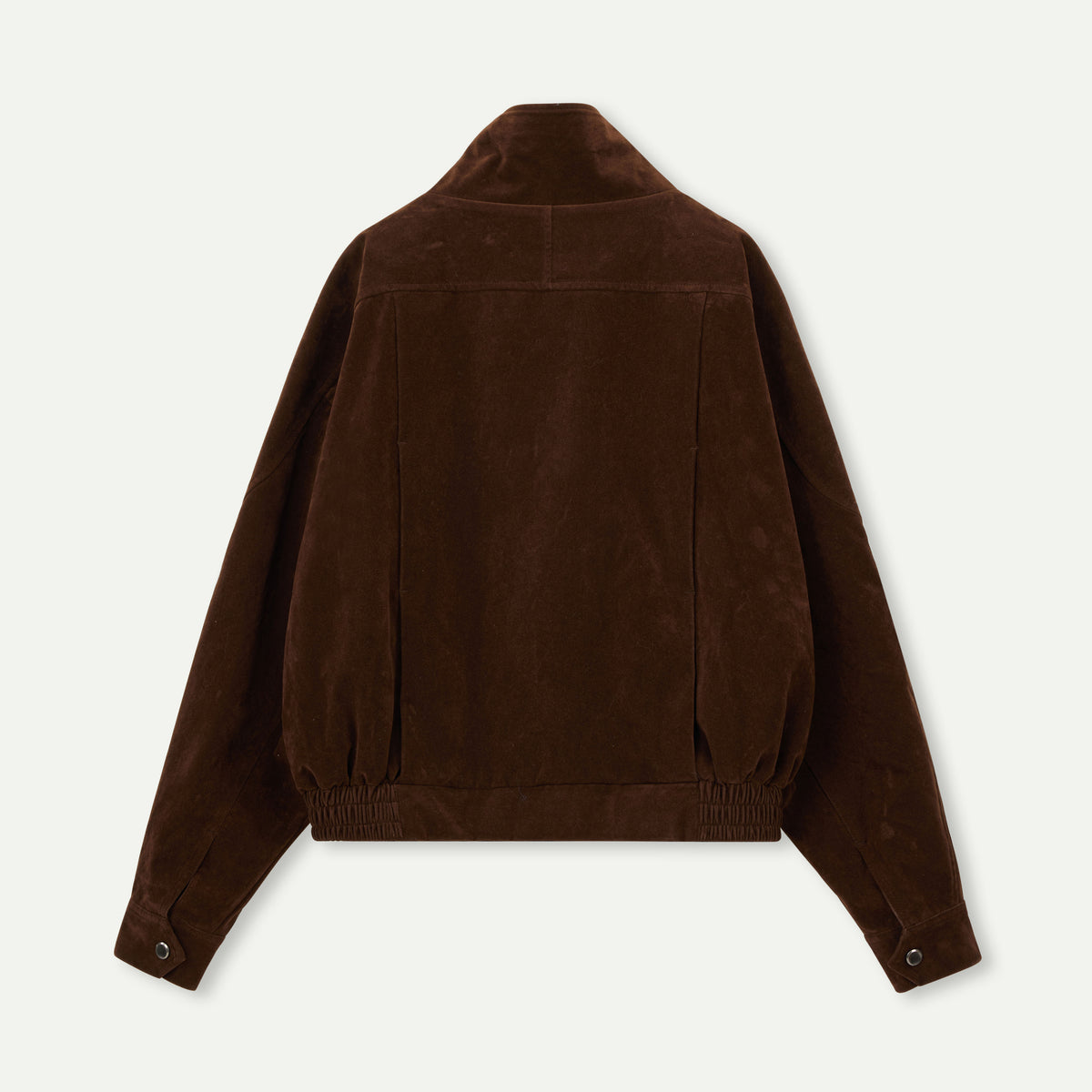 Oversized Sueded Bomber