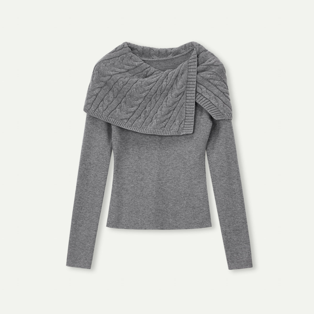 Shawl Fake Two Woolen