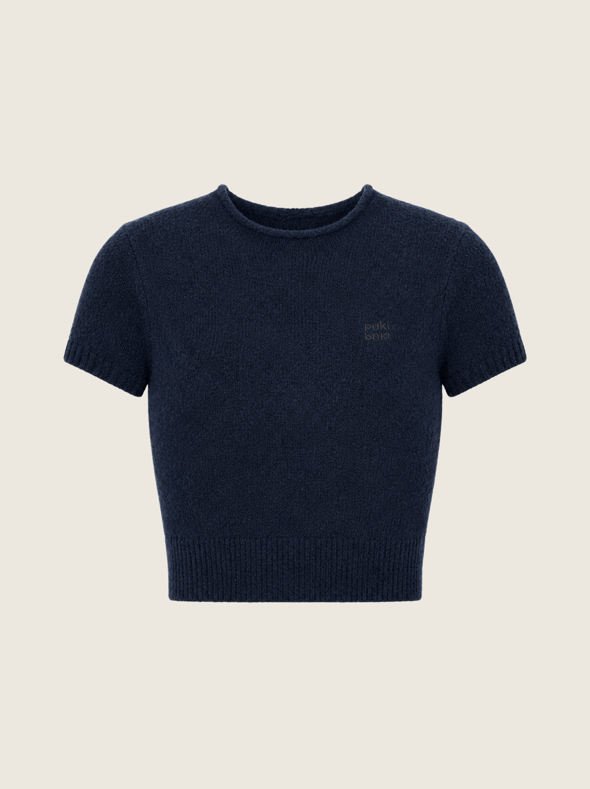 Textured Wool-blend Top